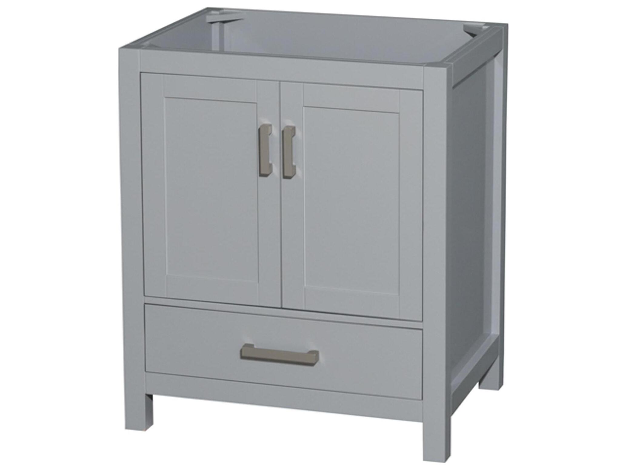 Wyndham Collection Sheffield 29" Gray Vanity