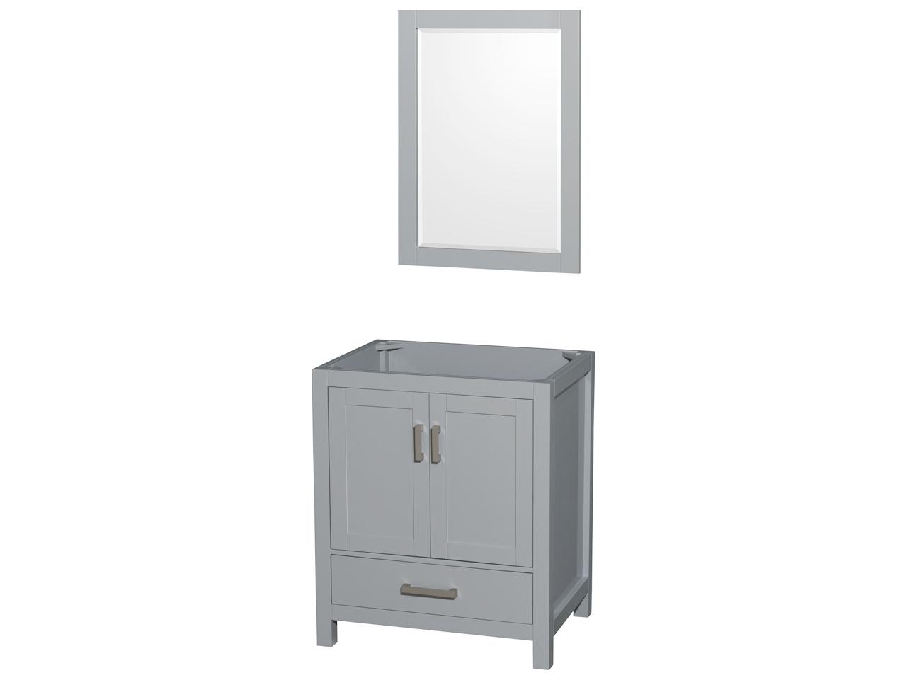 Wyndham Collection Sheffield 29" Gray Vanity