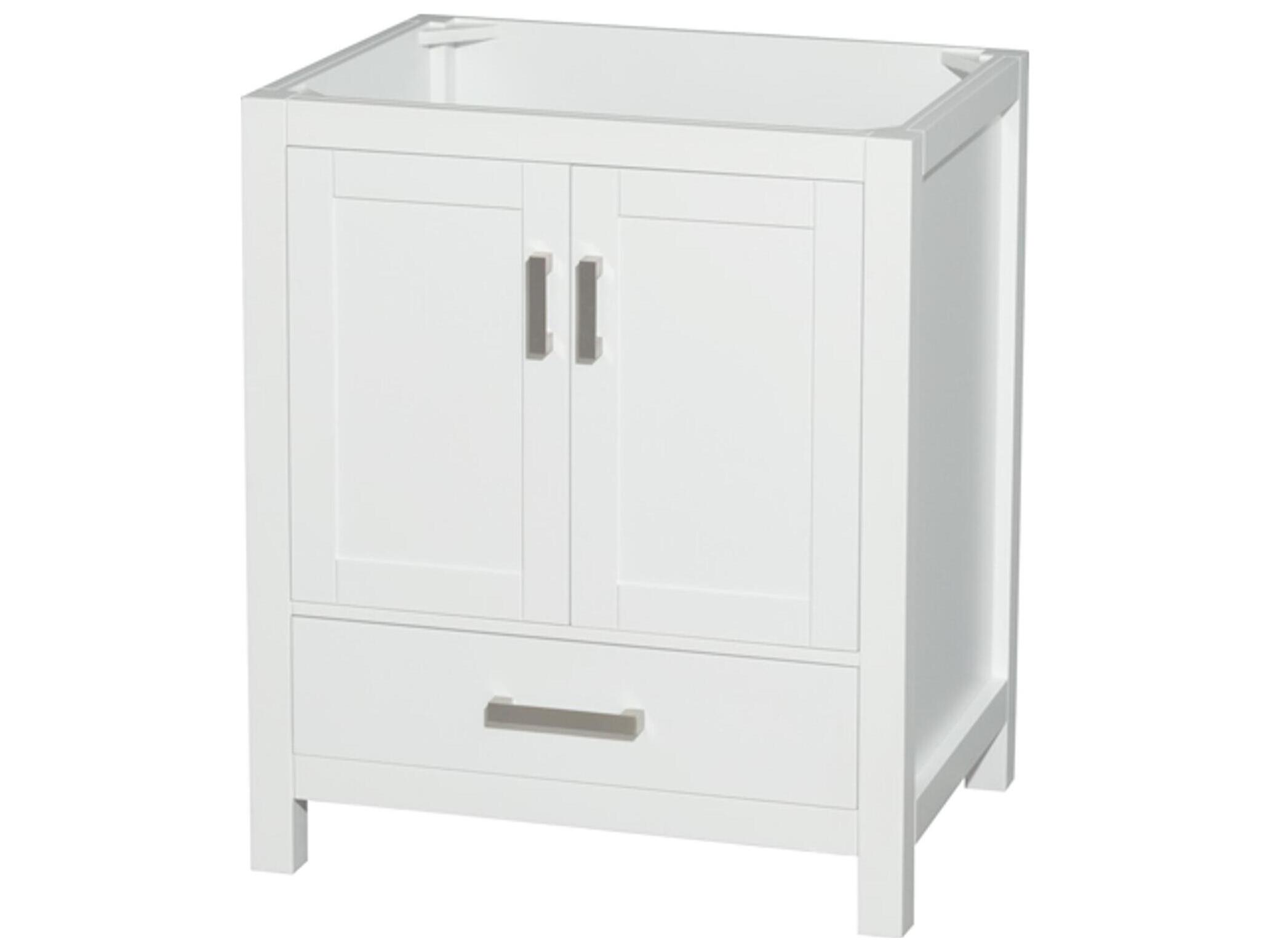 Wyndham Collection Sheffield 29" White Vanity