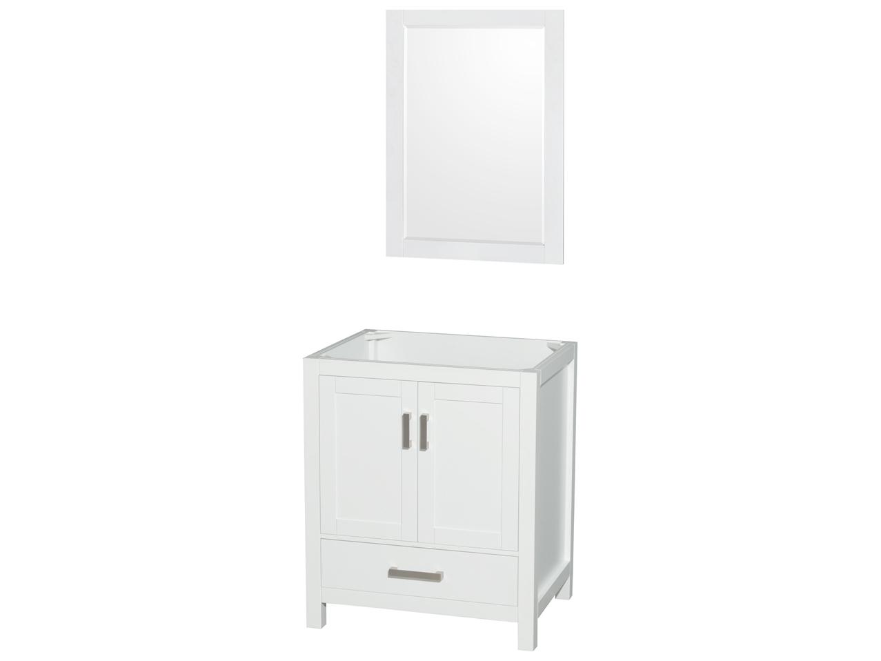 Wyndham Collection Sheffield 29" White Vanity