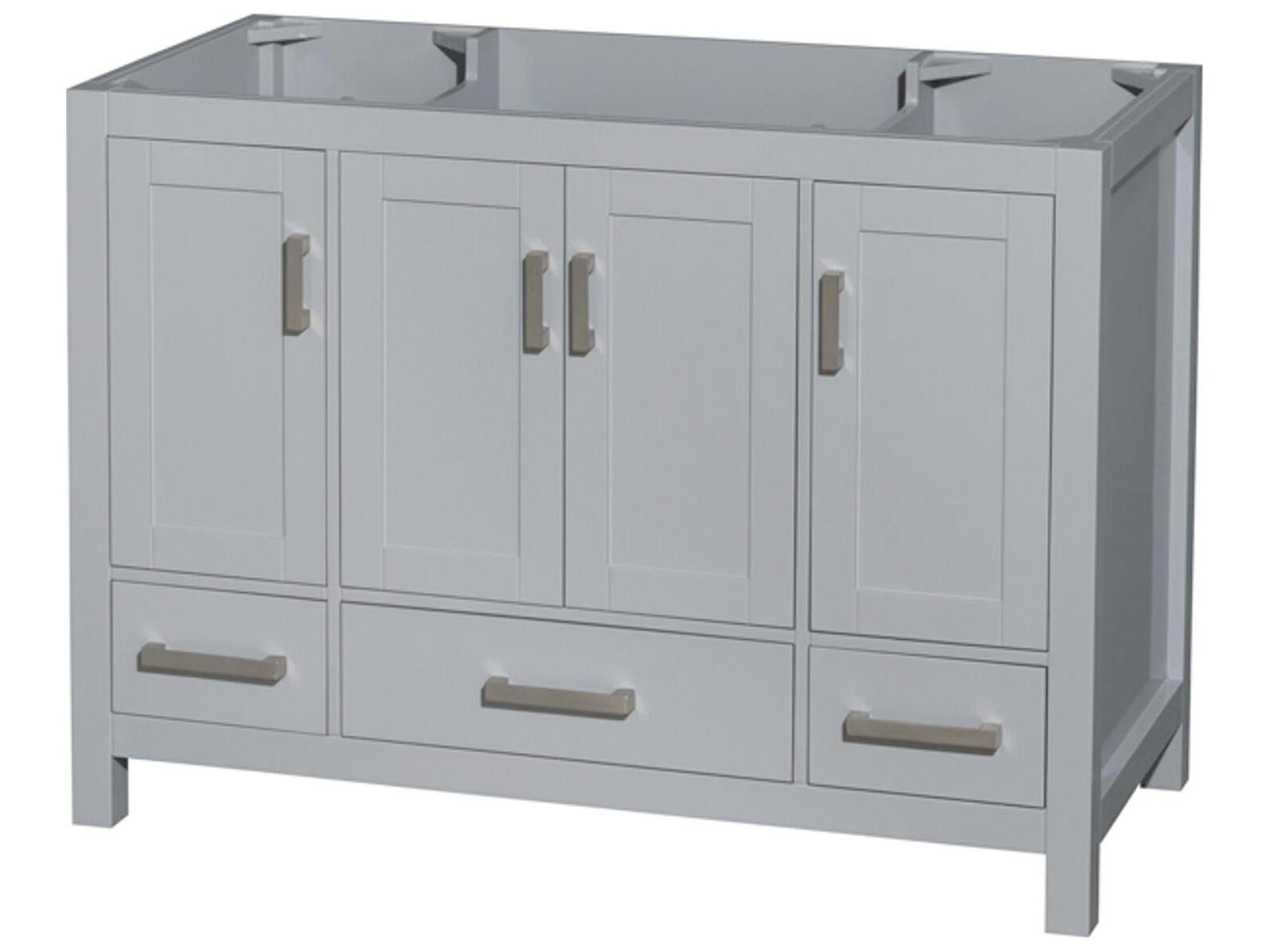 Wyndham Collection Sheffield 47" Gray Vanity