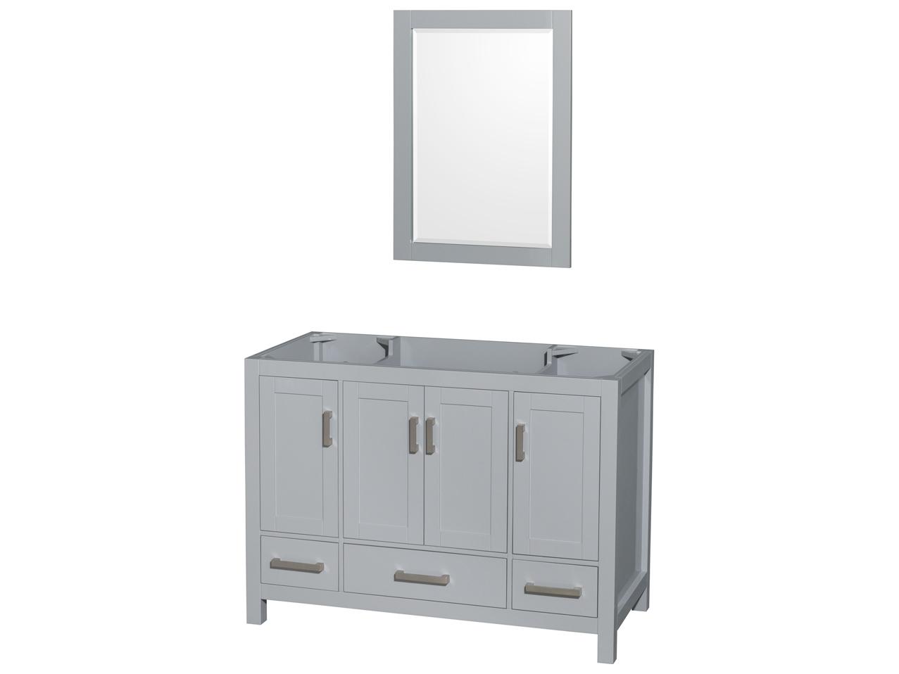 Wyndham Collection Sheffield 47" Gray Vanity