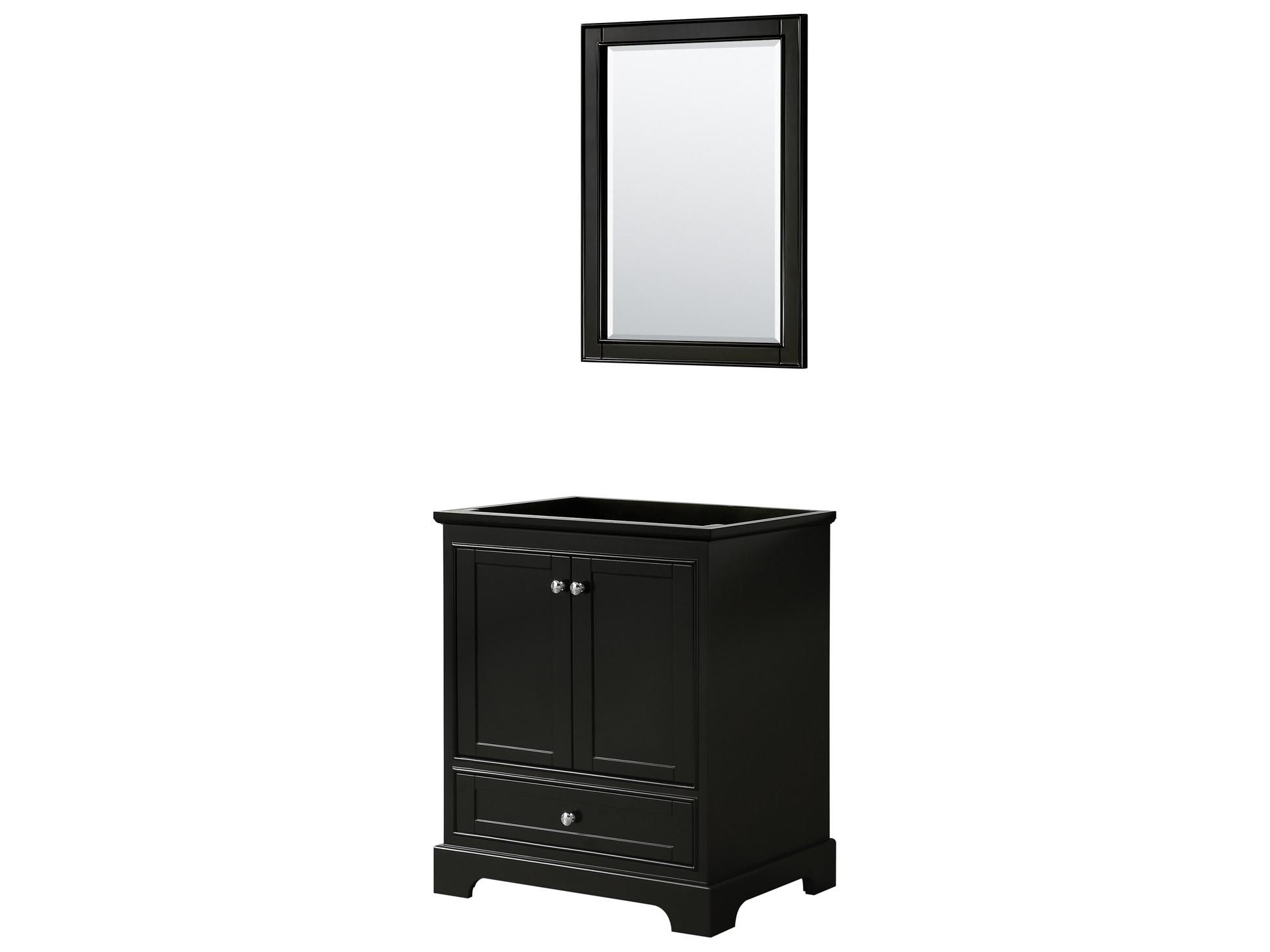 Wyndham Collection Deborah 29" Dark Espresso Vanity