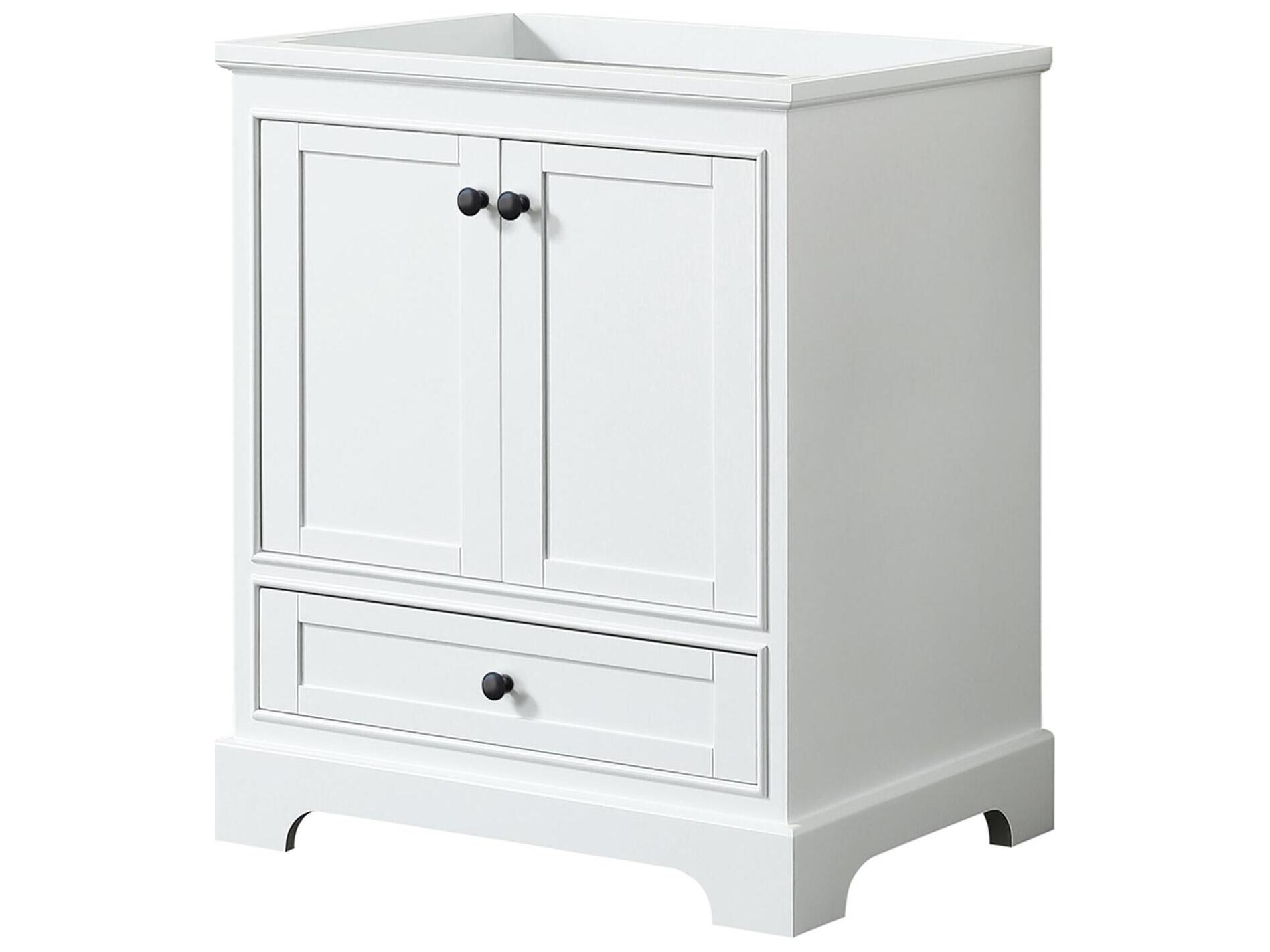Wyndham Collection Deborah 29" White Vanity
