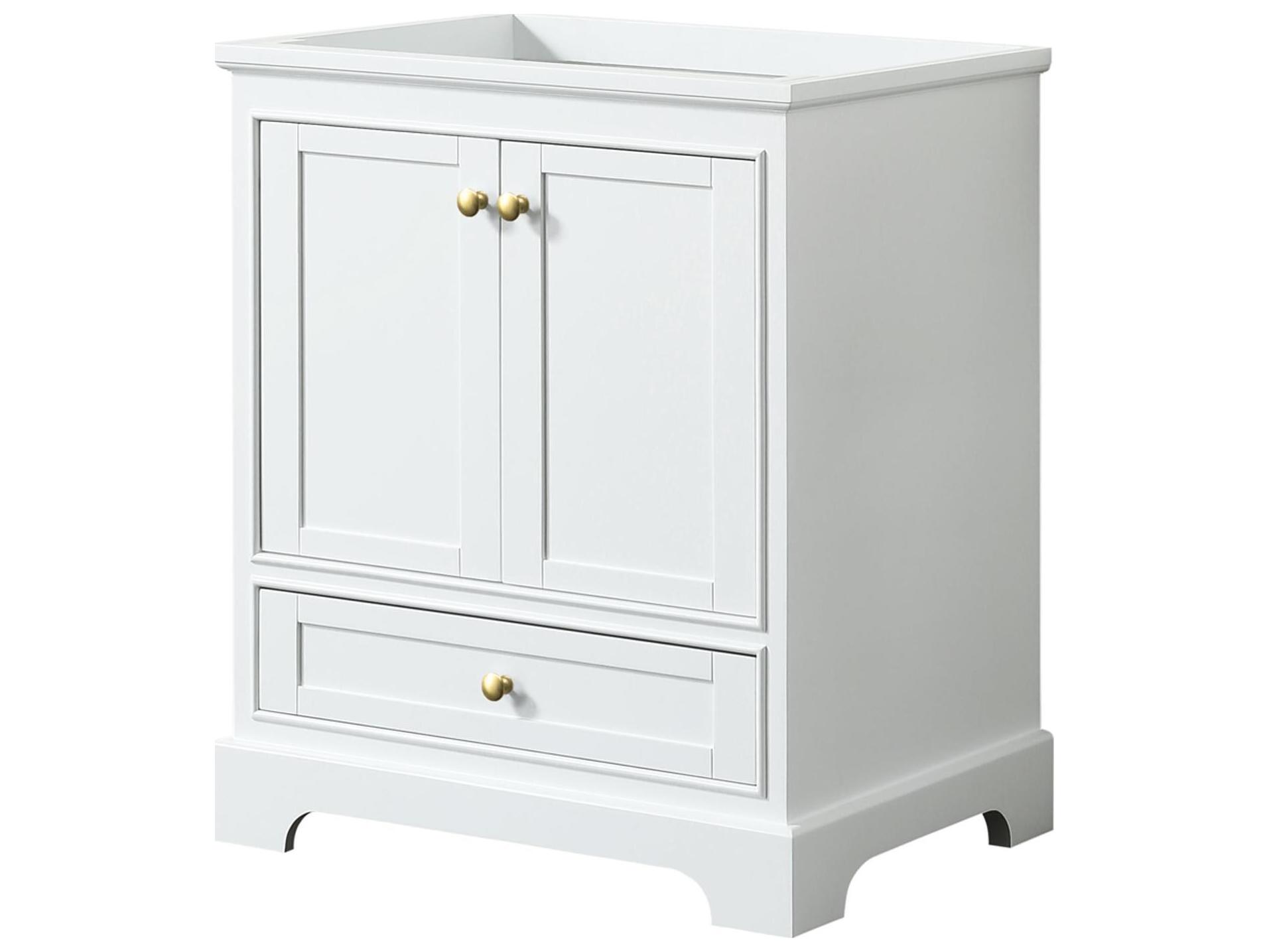 Wyndham Collection Deborah 29" White Vanity
