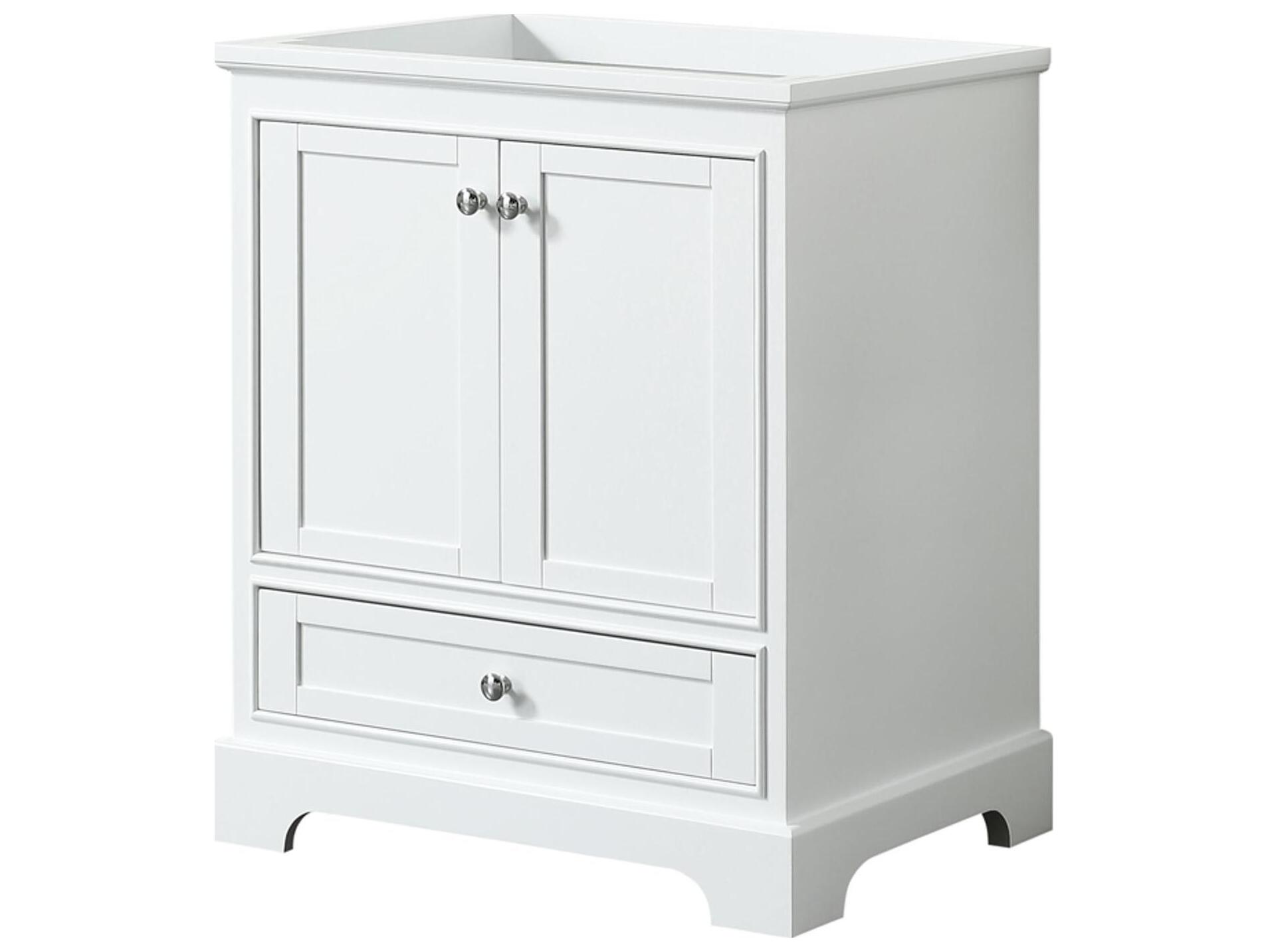 Wyndham Collection Deborah 29" White Vanity