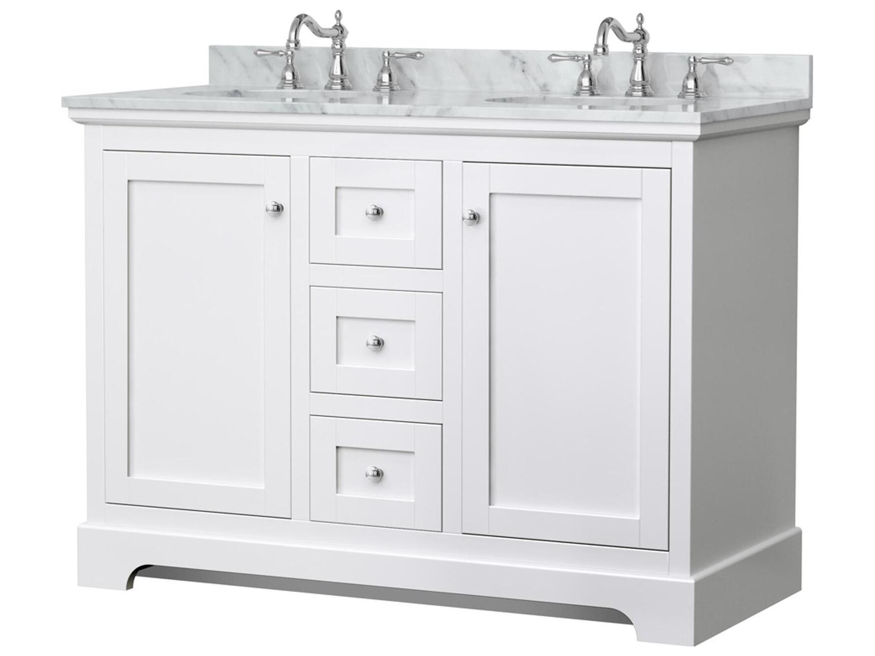 Wyndham Collection Avery 48" White Vanity