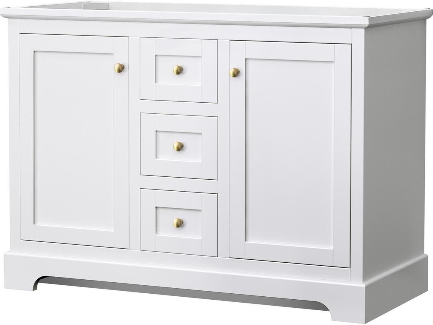 Wyndham Collection Avery 47" White Vanity