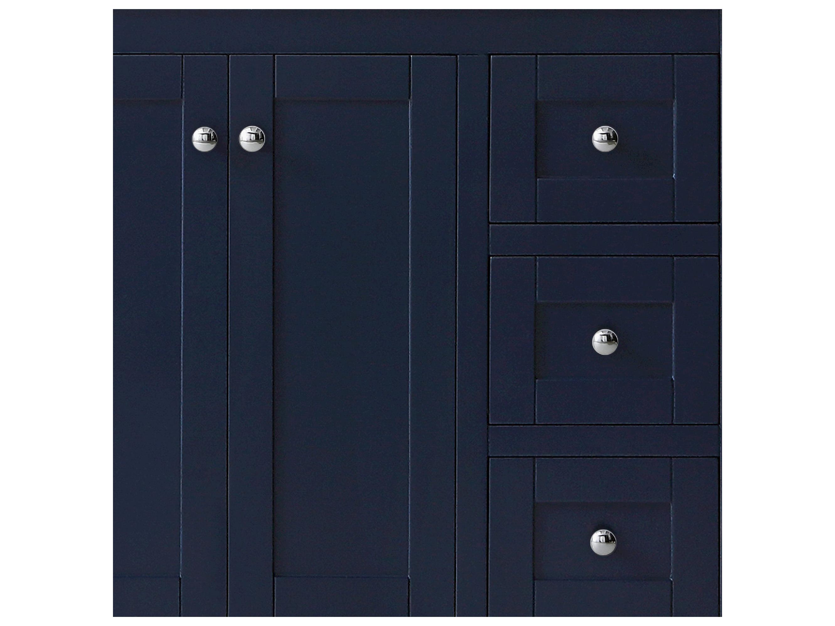 Wyndham Collection Avery 47" Dark Blue Vanity