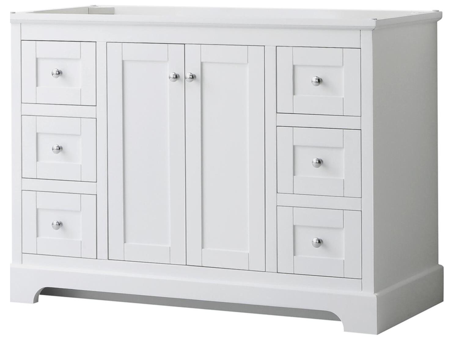 Wyndham Collection Avery 47" White Vanity