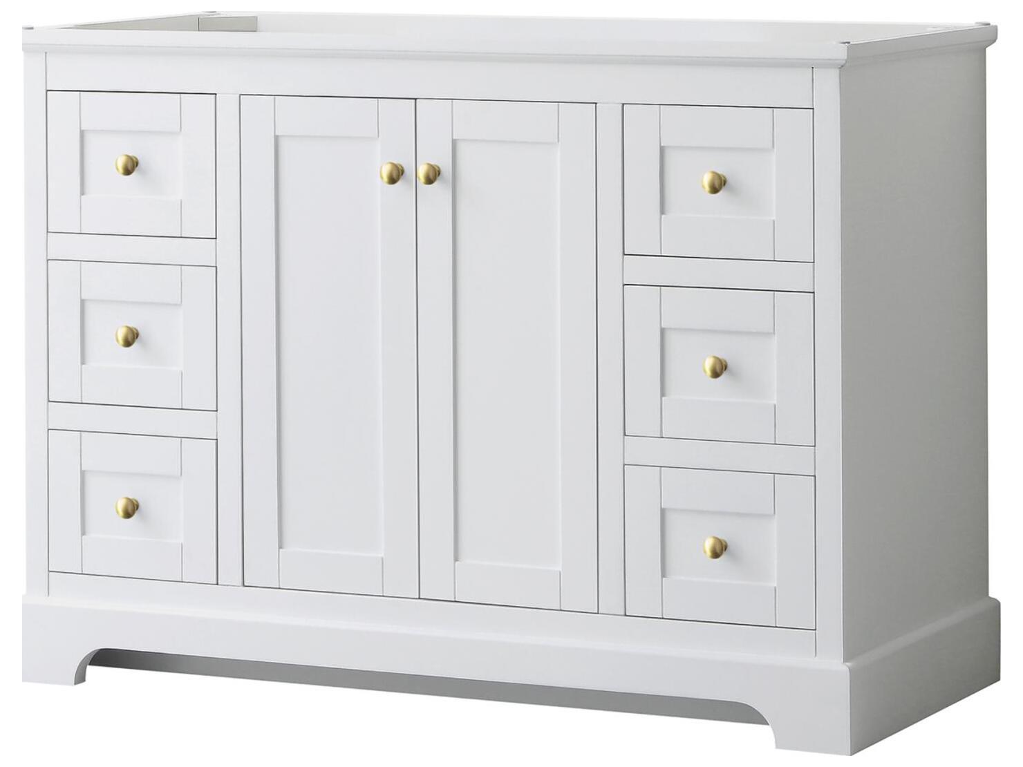 Wyndham Collection Avery 47" White Vanity