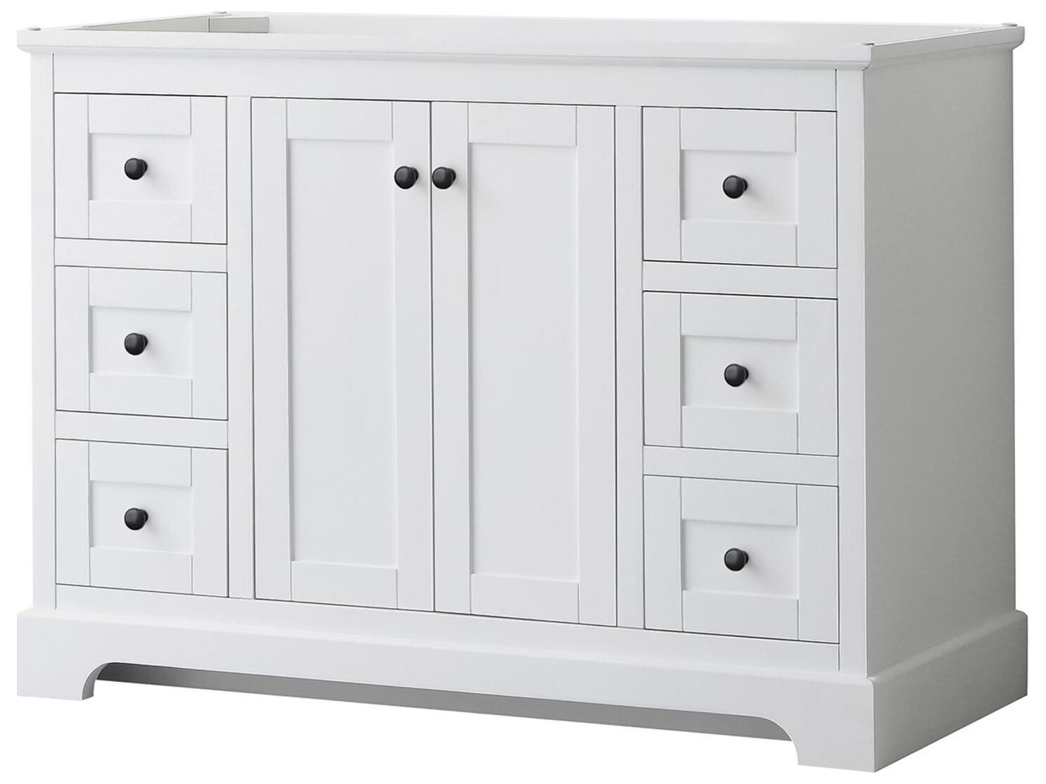 Wyndham Collection Avery 47" White Vanity