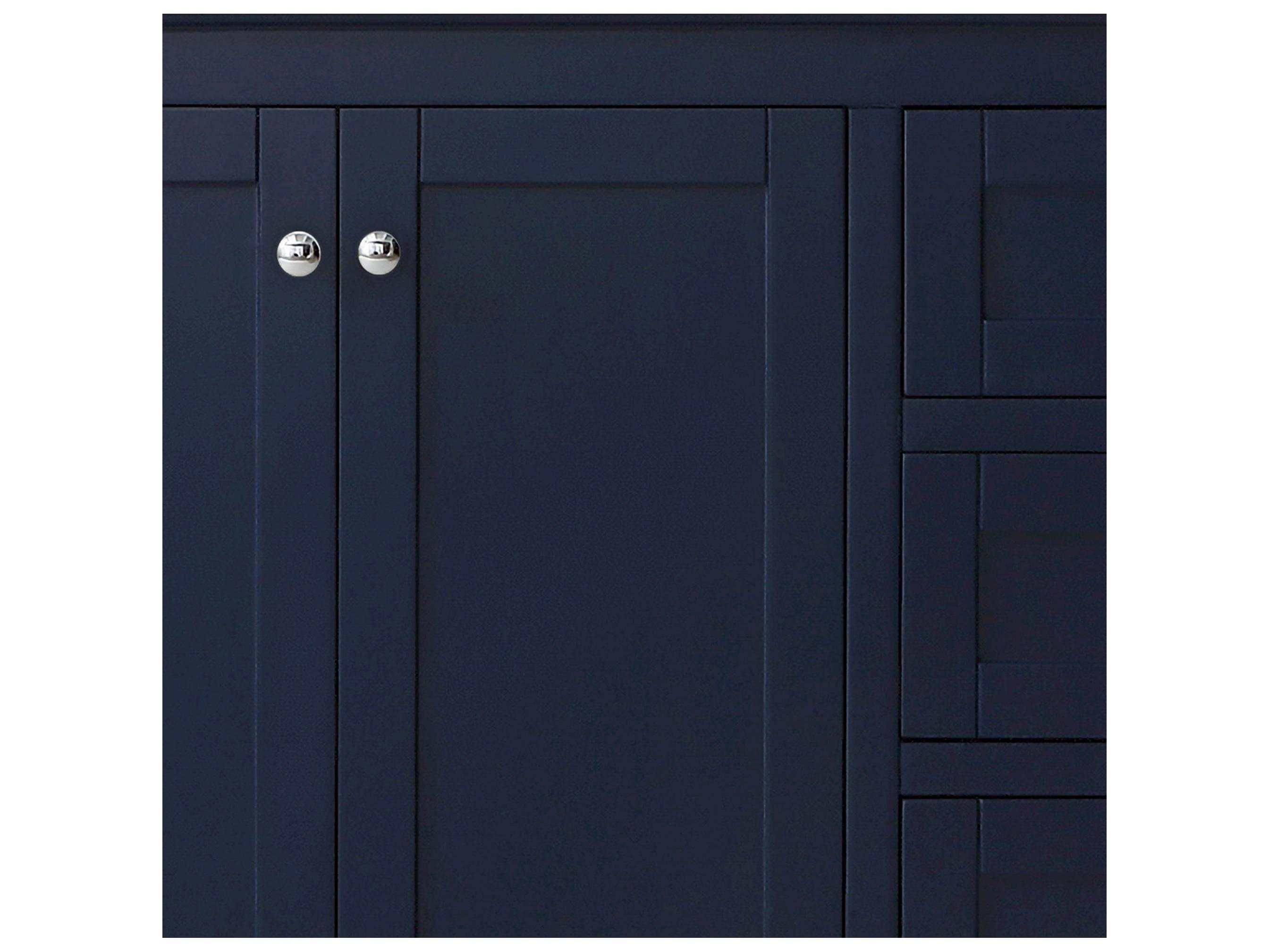 Wyndham Collection Avery 59" Dark Blue Vanity