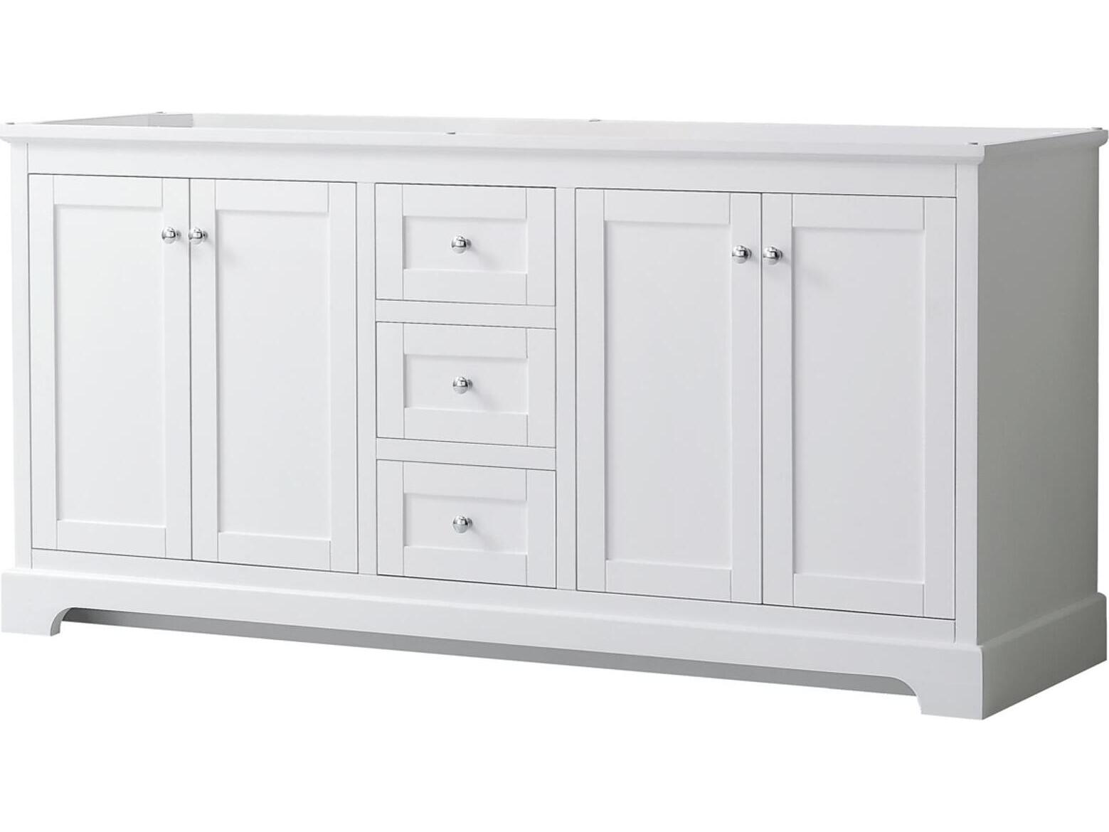 Wyndham Collection Avery 71" White Vanity