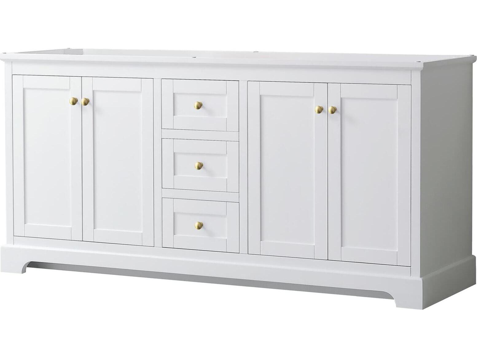 Wyndham Collection Avery 71" White Vanity