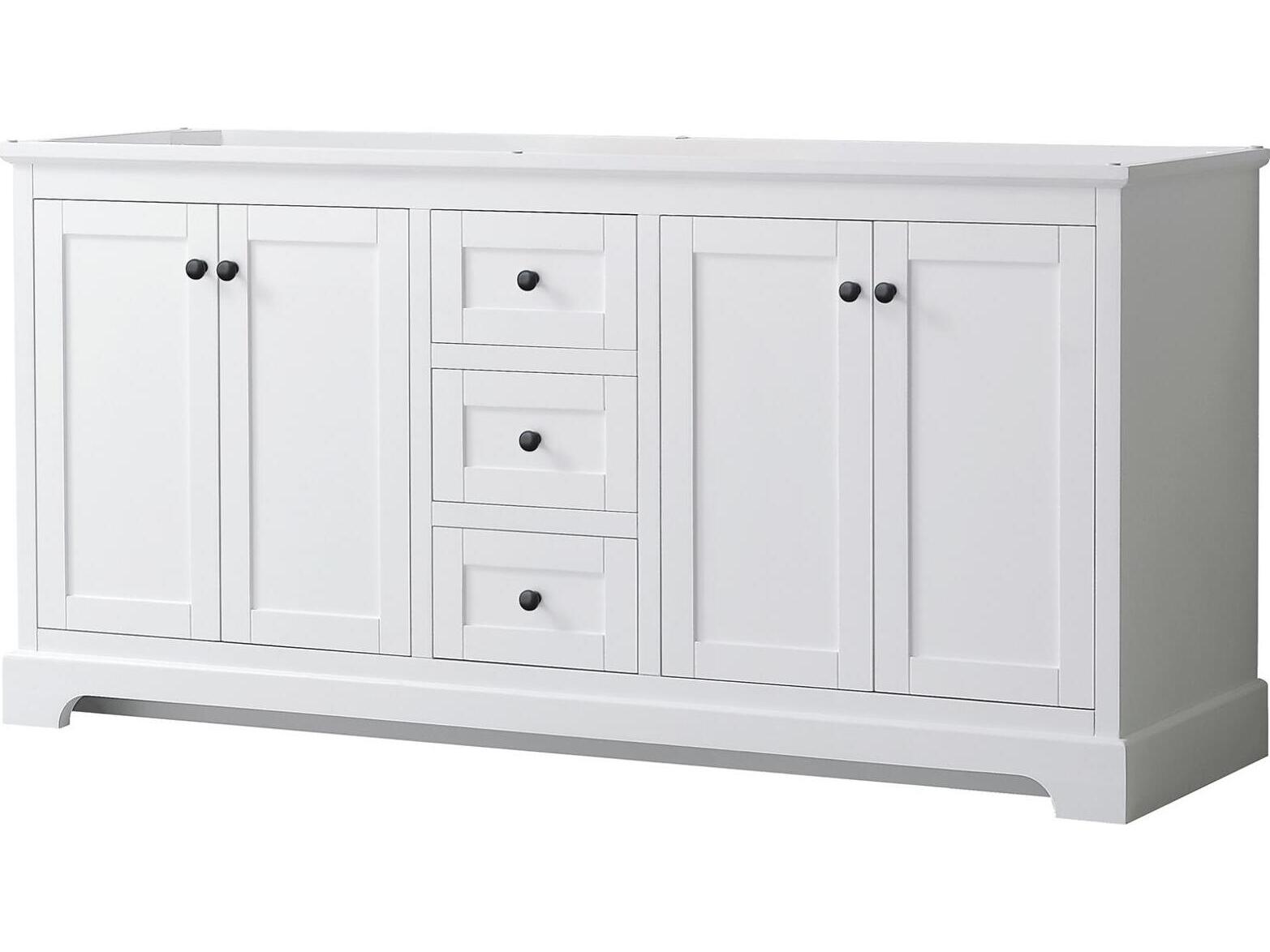 Wyndham Collection Avery 71" White Vanity