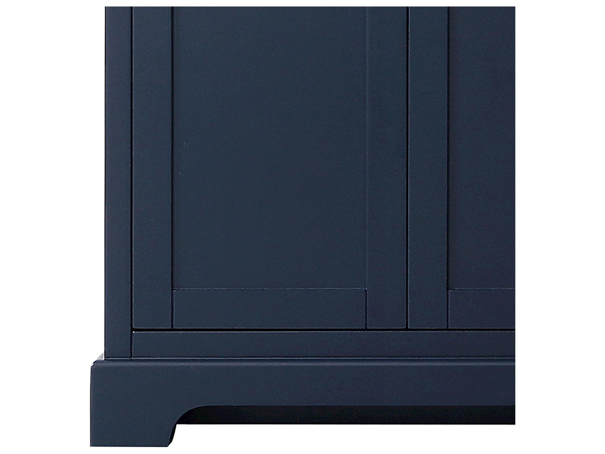 Wyndham Collection Avery 79" Dark Blue Vanity