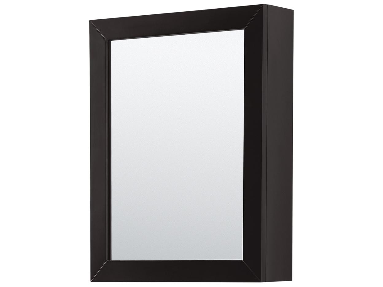 Wyndham Collection Daria 29" Dark Espresso Vanity with Medicine Cabinet