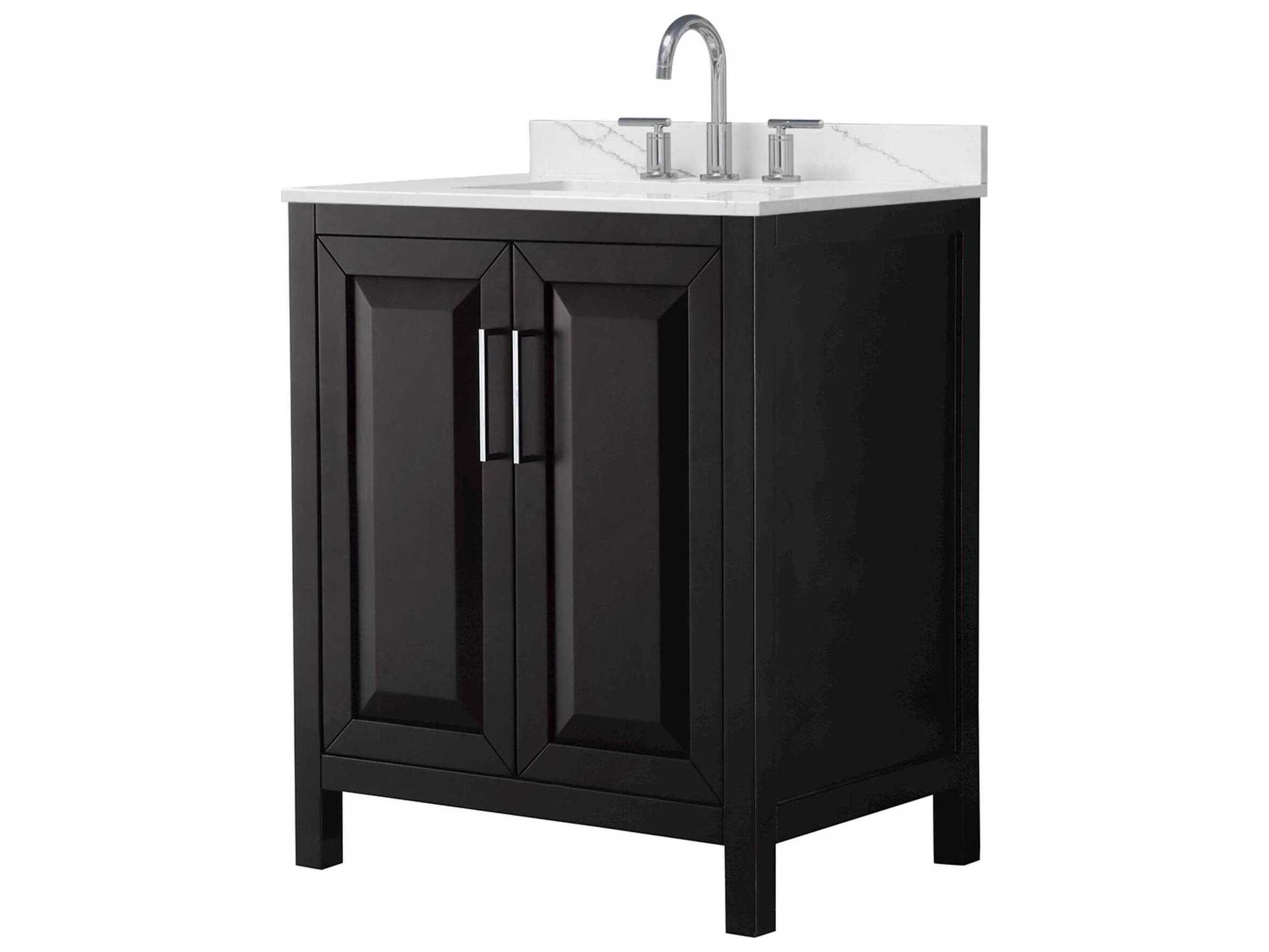 Wyndham Collection Daria 30" Dark Espresso Vanity