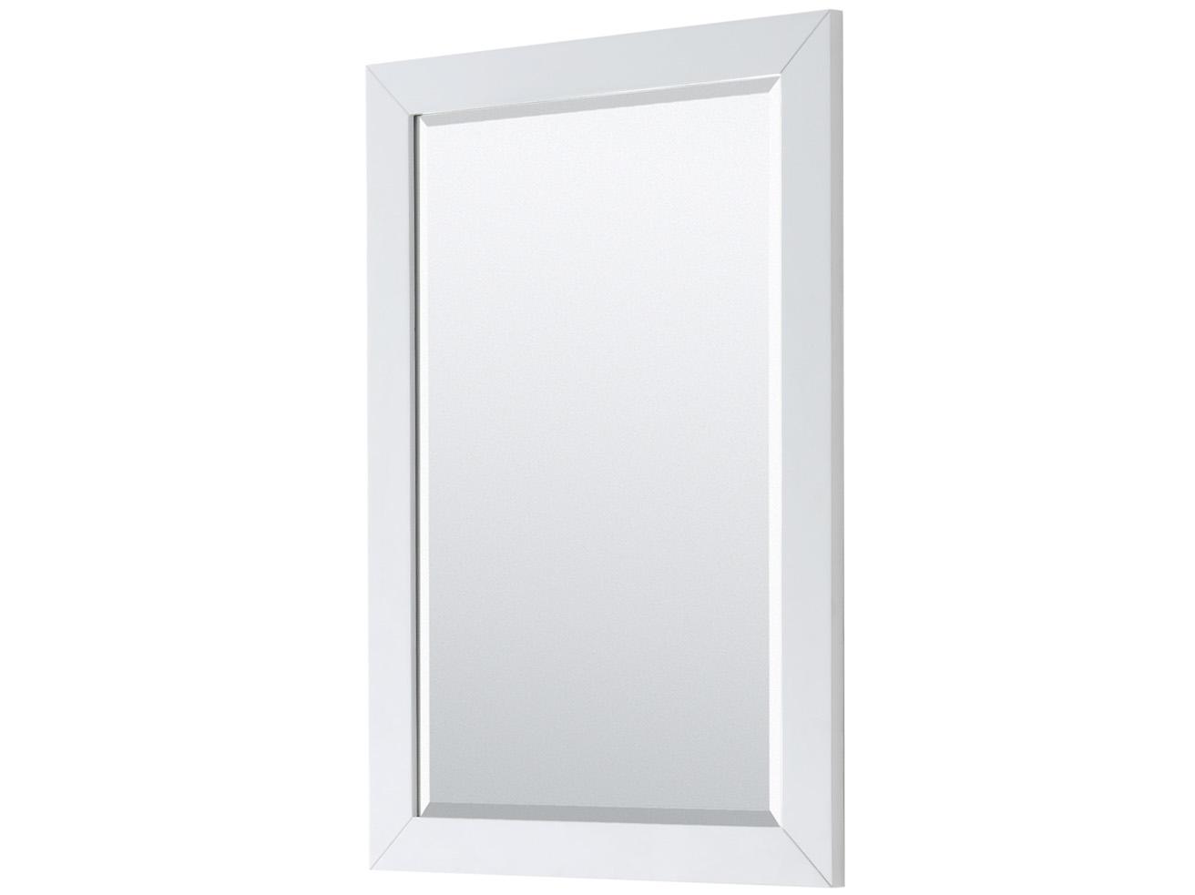 Wyndham Collection Daria 29" White Vanity with 24" Mirror