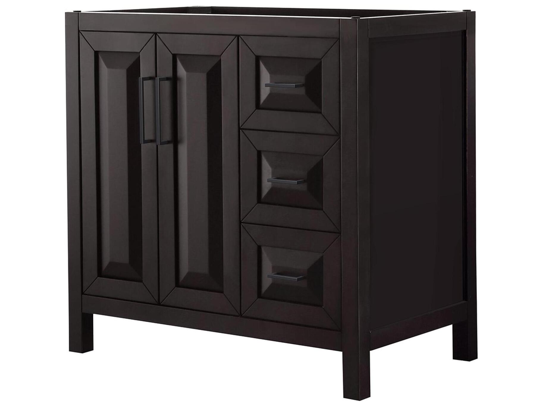 Wyndham Collection Daria 35" Dark Espresso Vanity