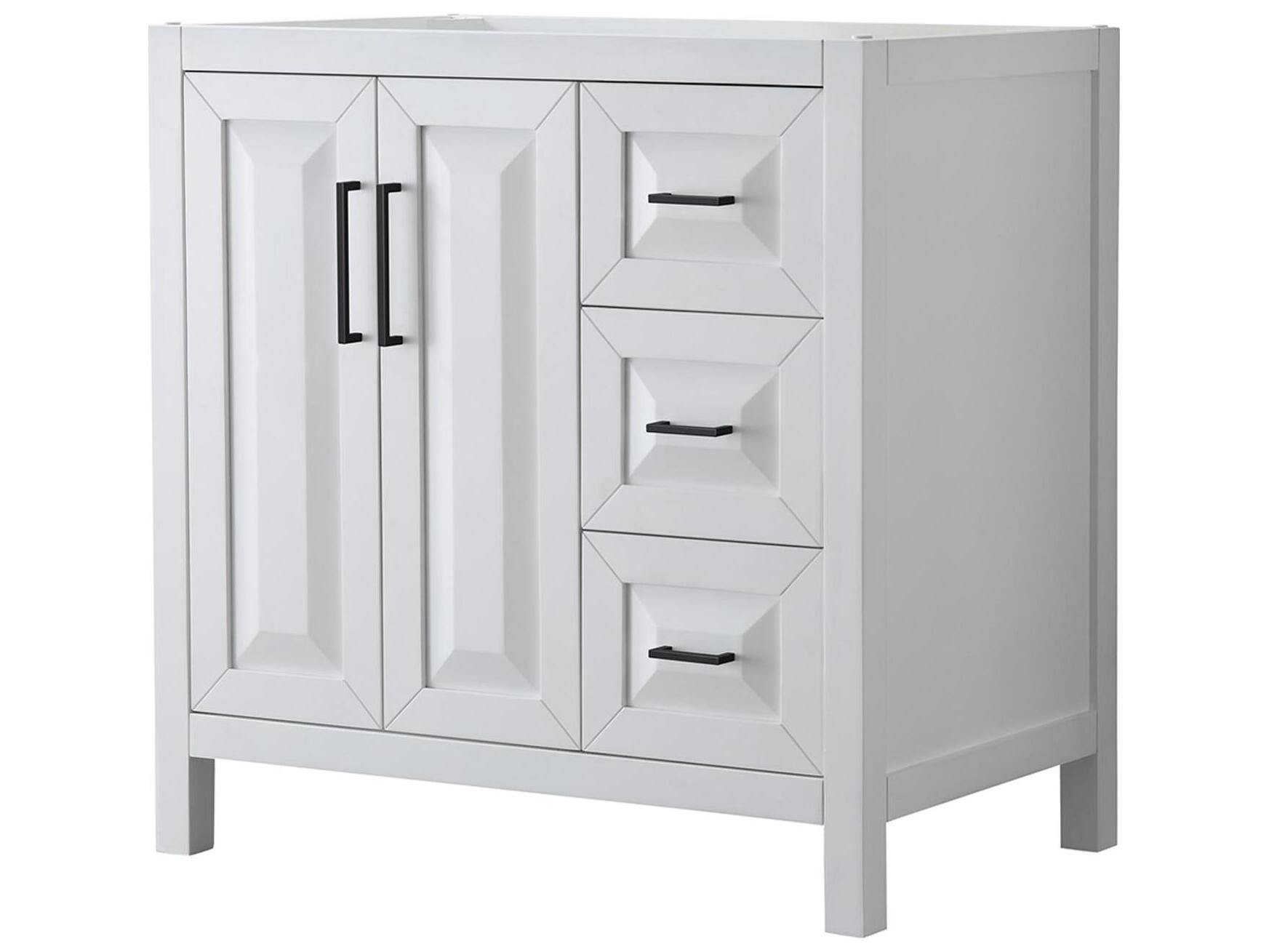 Wyndham Collection Daria 35" White Vanity