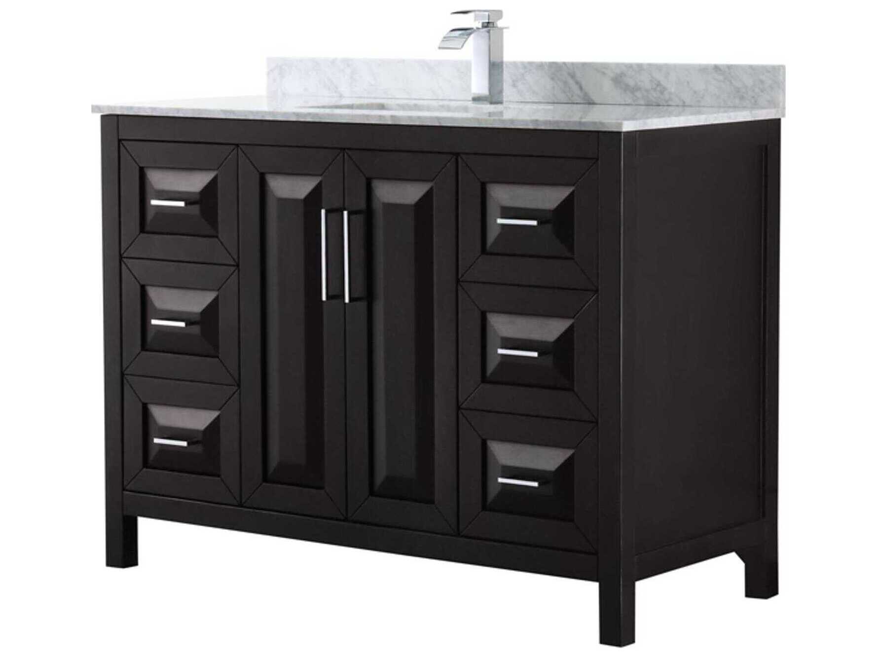 Wyndham Collection Daria 48" Dark Espresso Vanity