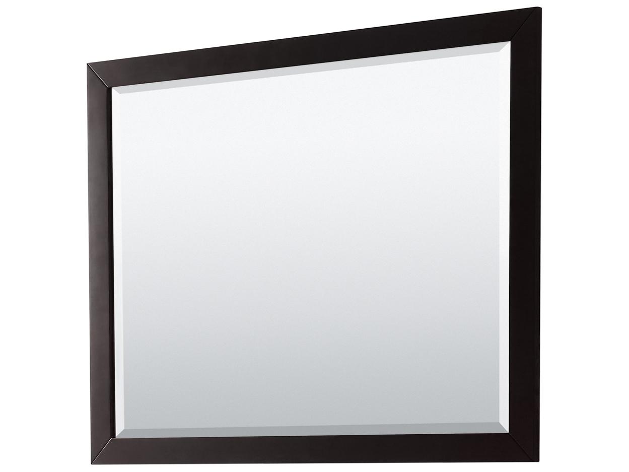 Wyndham Collection Daria 47" Dark Espresso Vanity with 46" Mirror