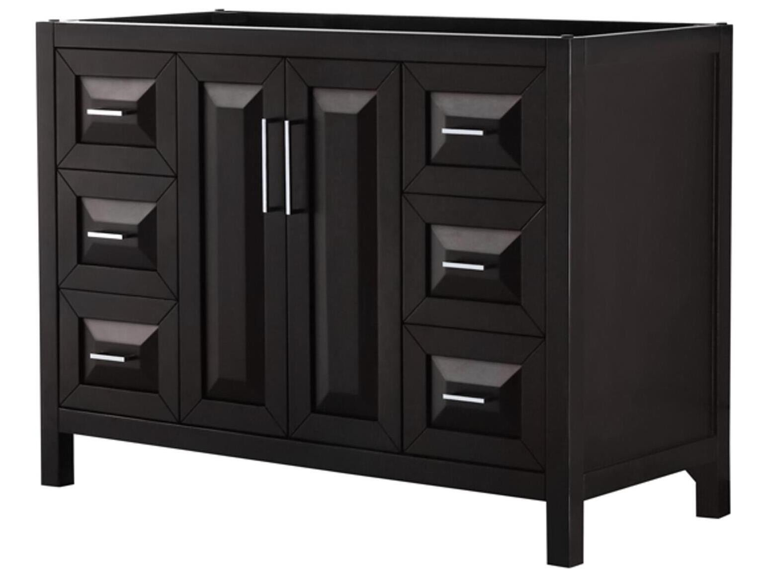 Wyndham Collection Daria 47" Dark Espresso Vanity