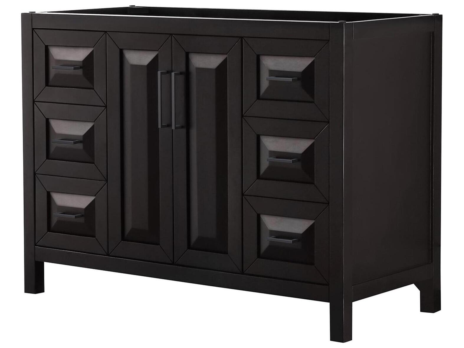 Wyndham Collection Daria 47" Dark Espresso Vanity
