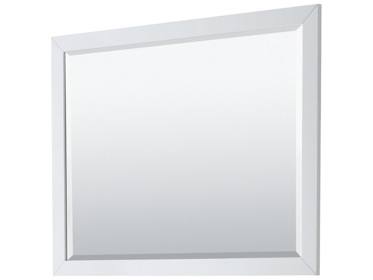 Wyndham Collection Daria 47" White Vanity with 46" Mirror