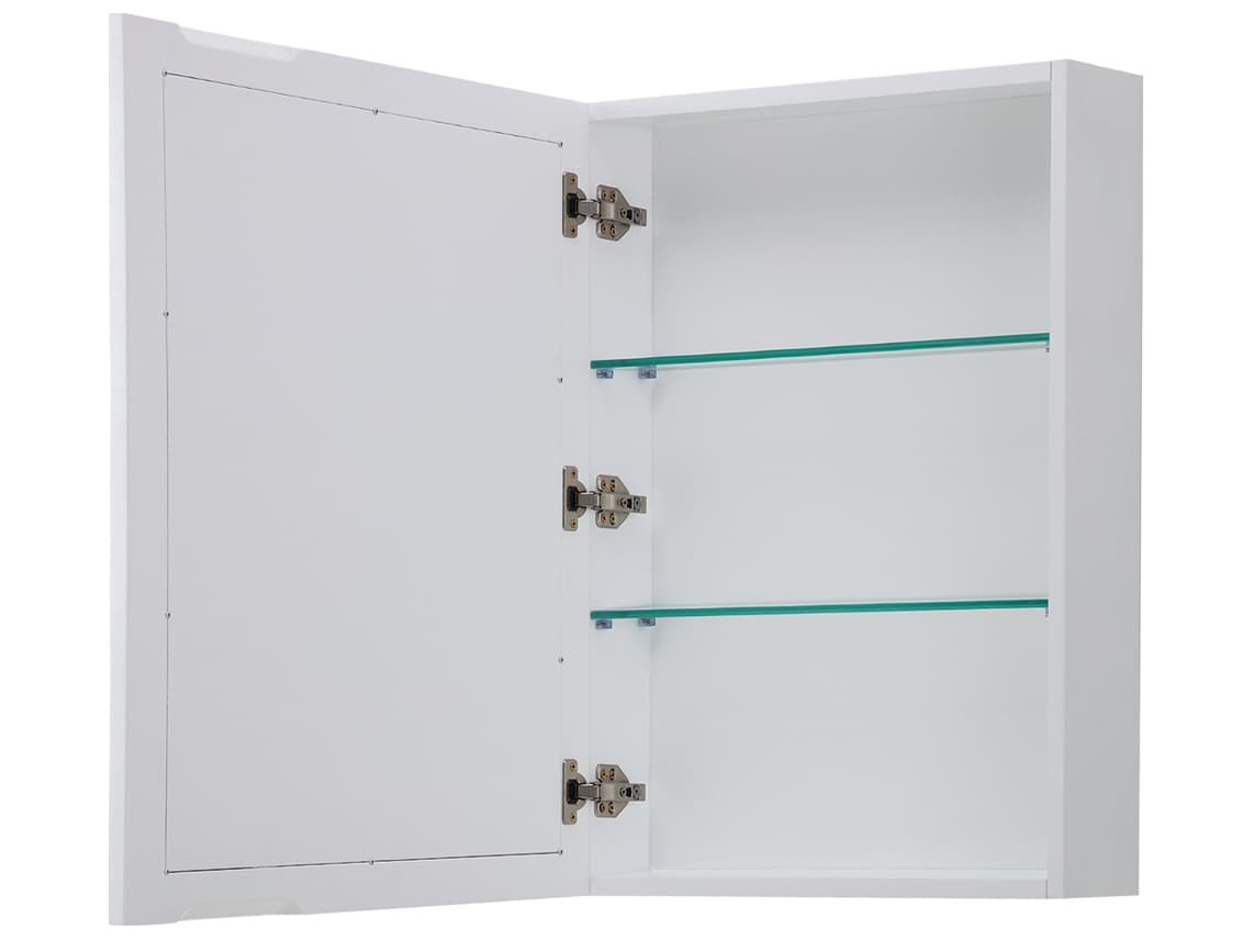 Wyndham Collection Daria 47" White Vanity with Medicine Cabinet