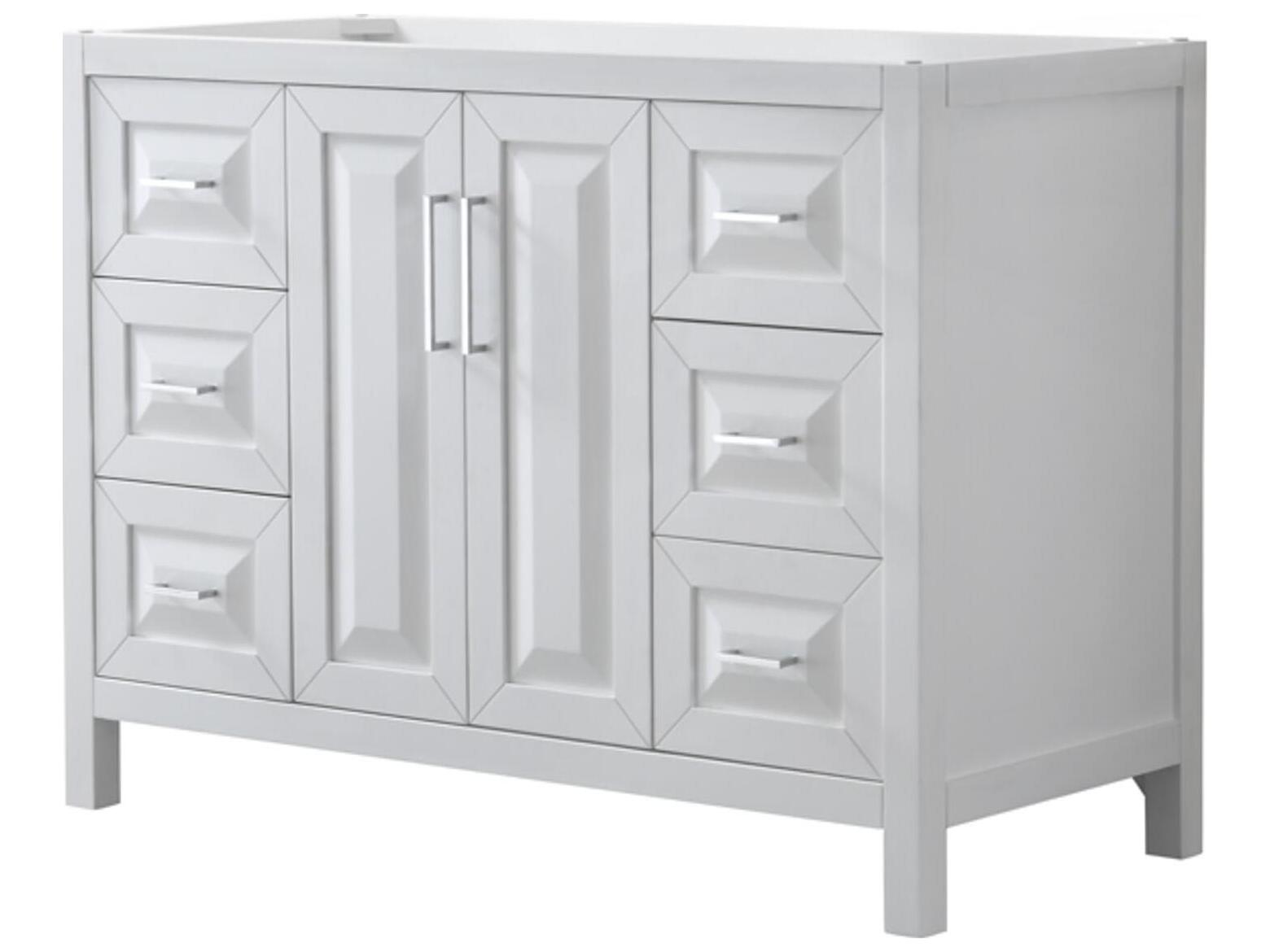 Wyndham Collection Daria 47" White Vanity