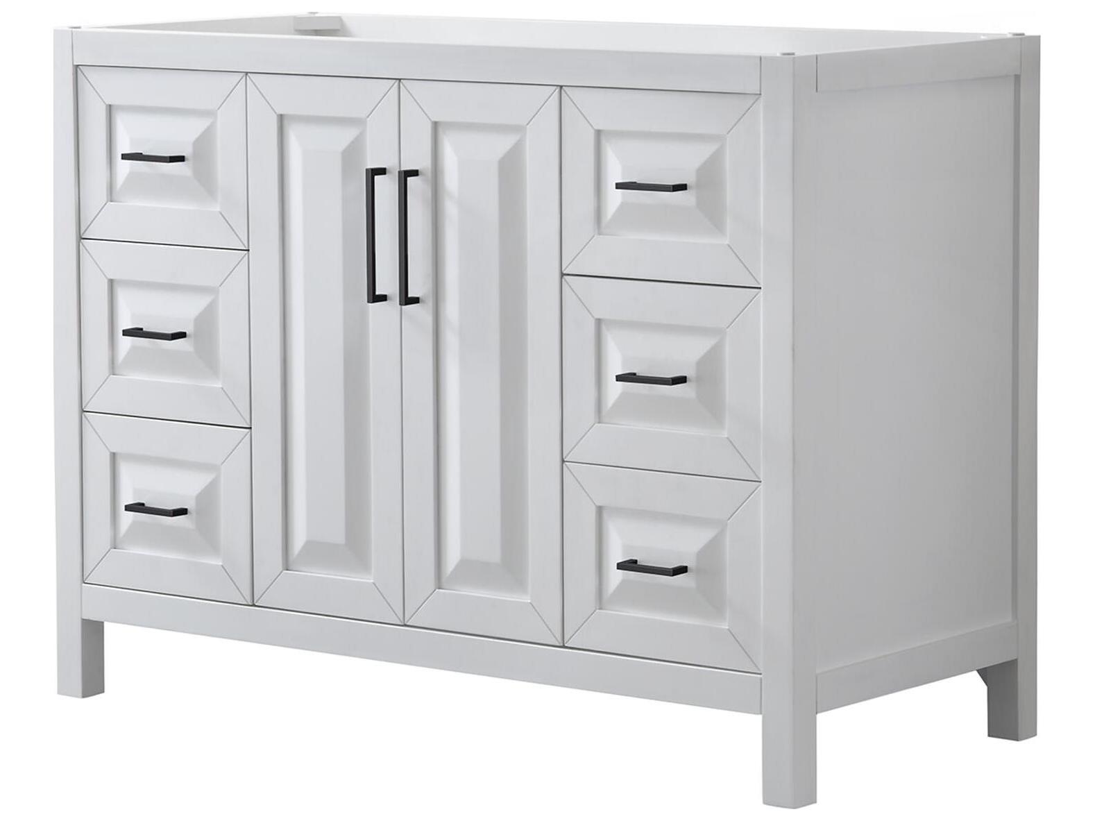 Wyndham Collection Daria 47" White Vanity
