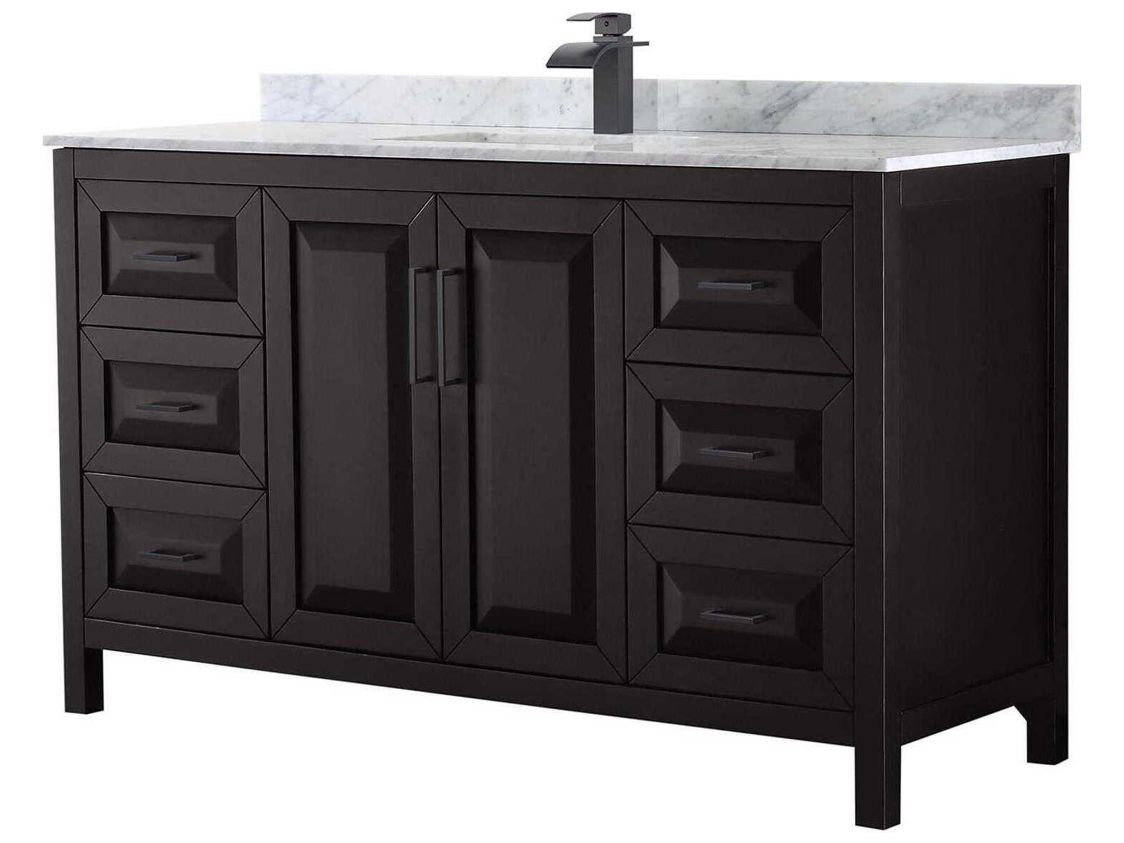 Wyndham Collection Daria 60" Dark Espresso Vanity