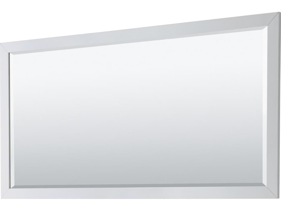 Wyndham Collection Daria 71" White Vanity with 70" Mirror