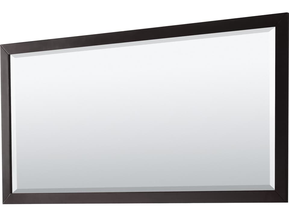 Wyndham Collection Daria 79" Dark Espresso Vanity with 70" Mirror