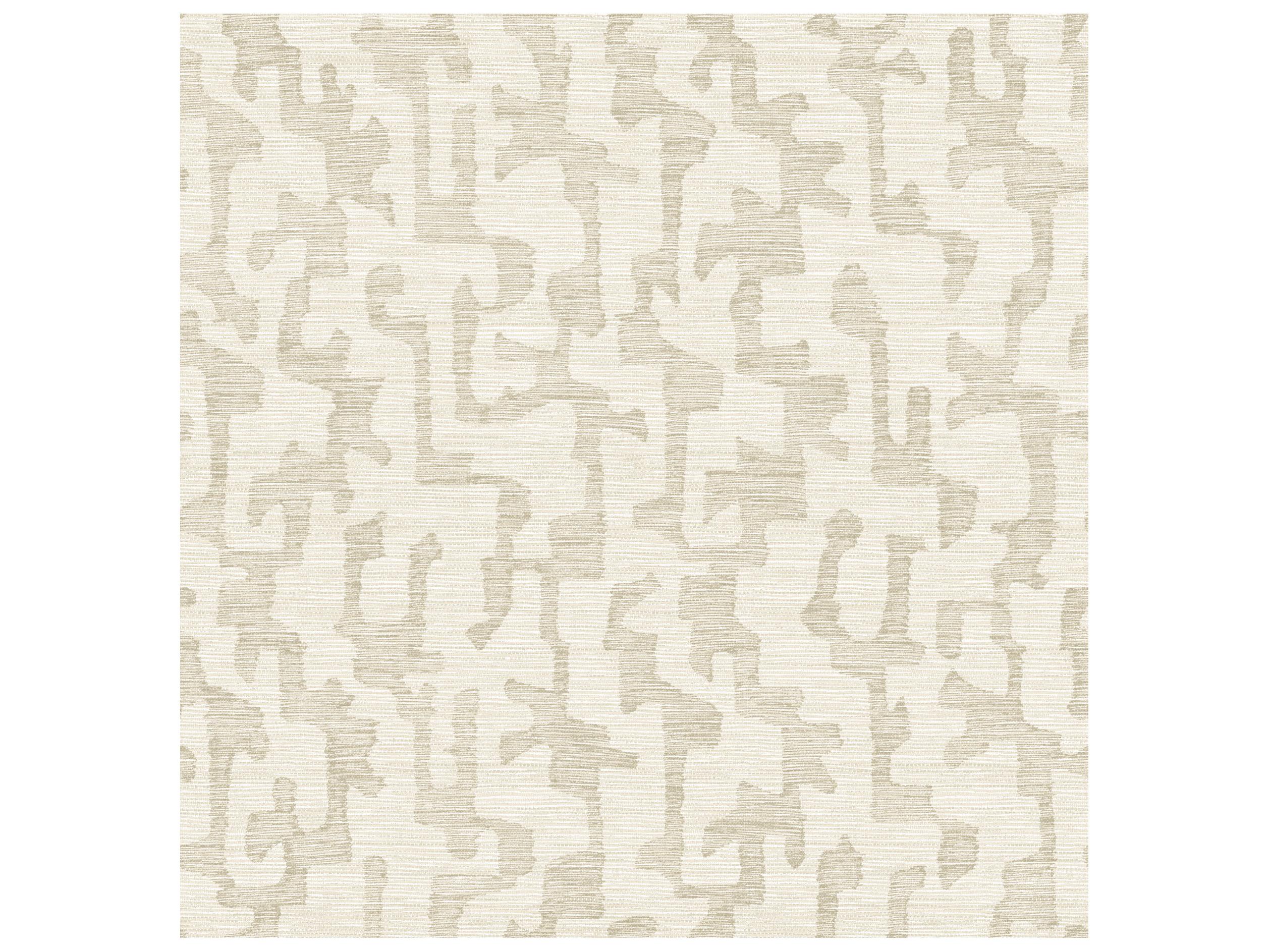 York Wallcoverings Drew & Jonathan Home Fifth Edition Beige Faux Grasscloth Wallpaper
