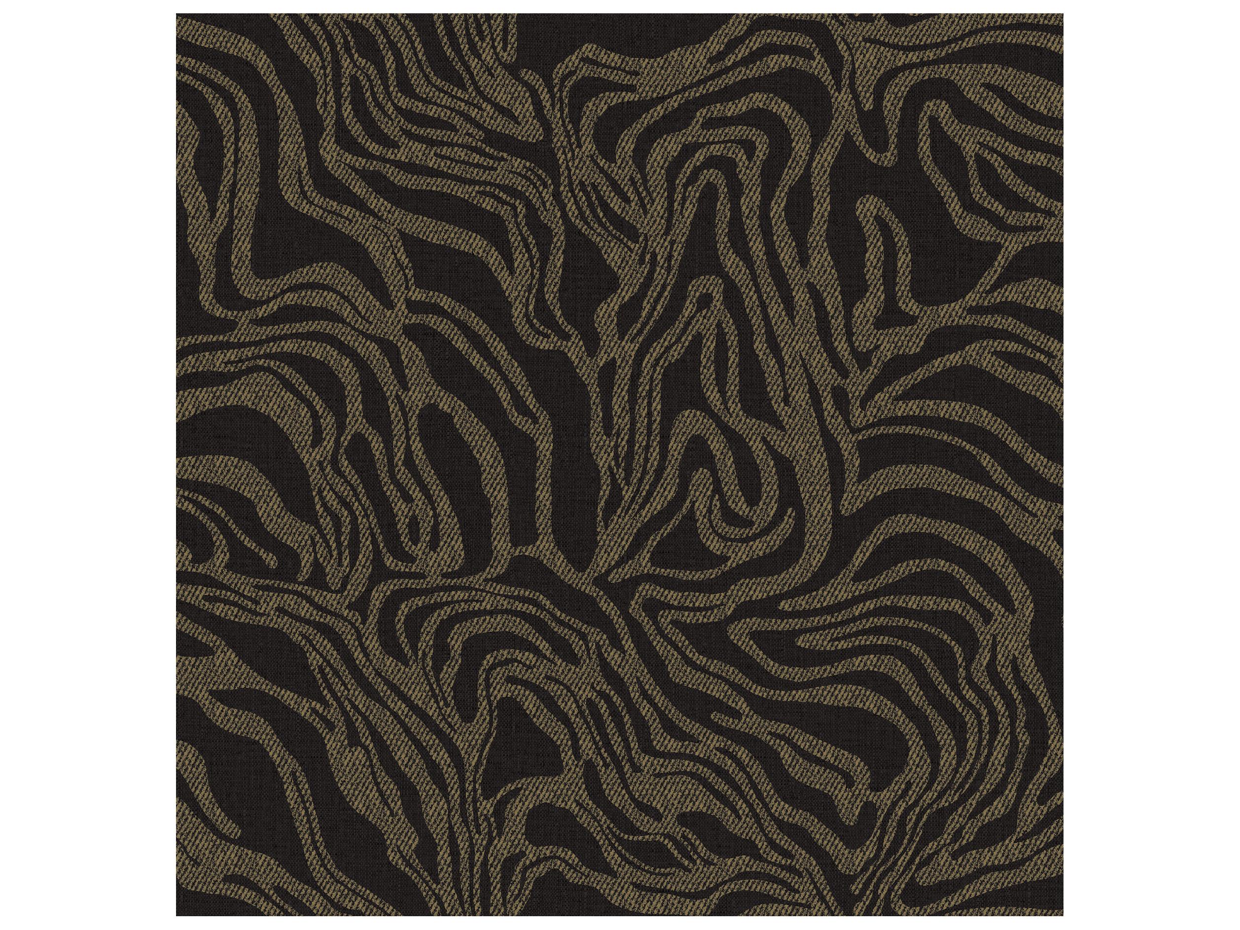 York Wallcoverings Drew & Jonathan Home Fifth Edition Black Marbled Wallpaper