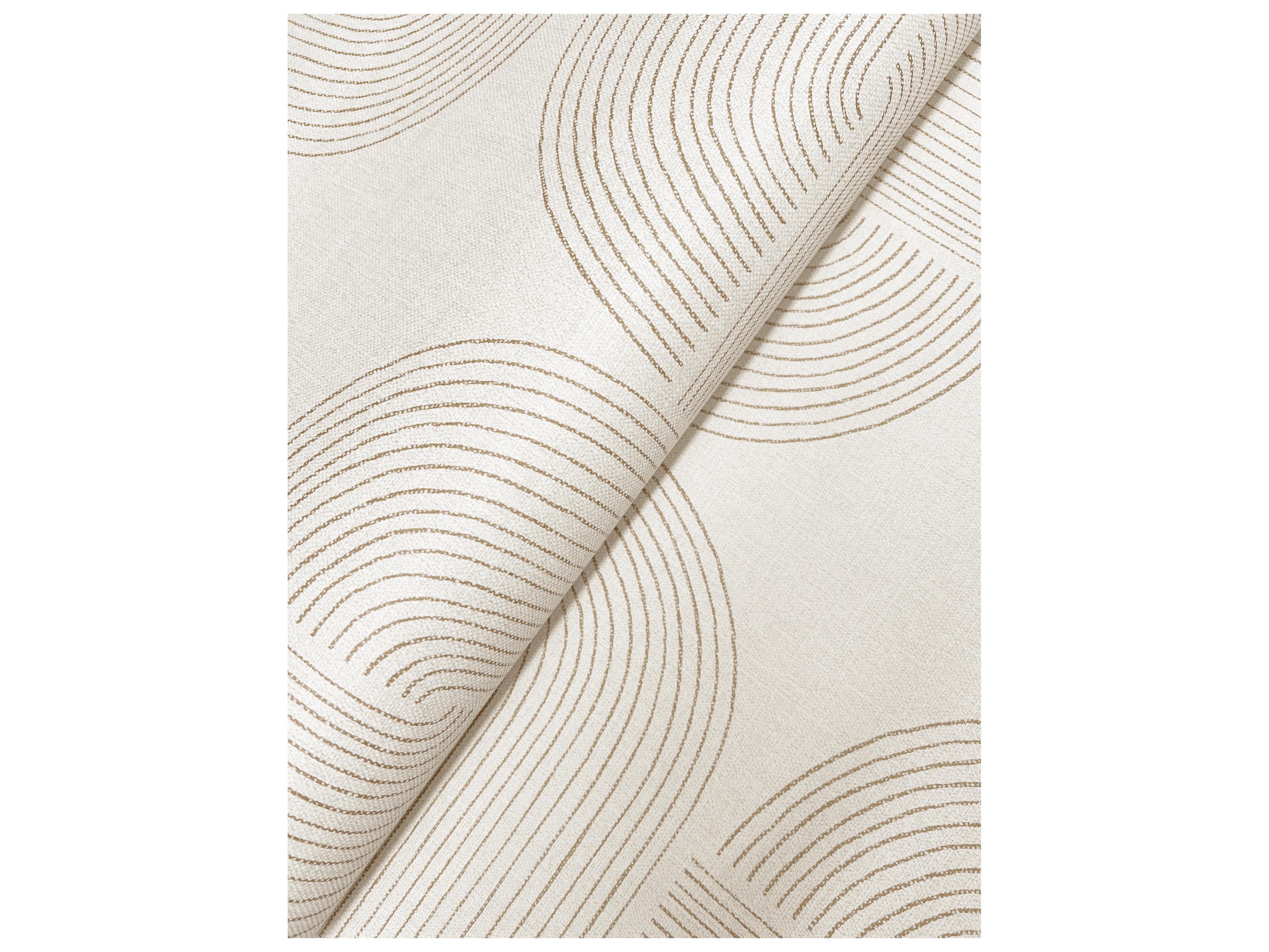 York Wallcoverings Drew & Jonathan Home Fifth Edition Wheat Spiral Arches Wallpaper