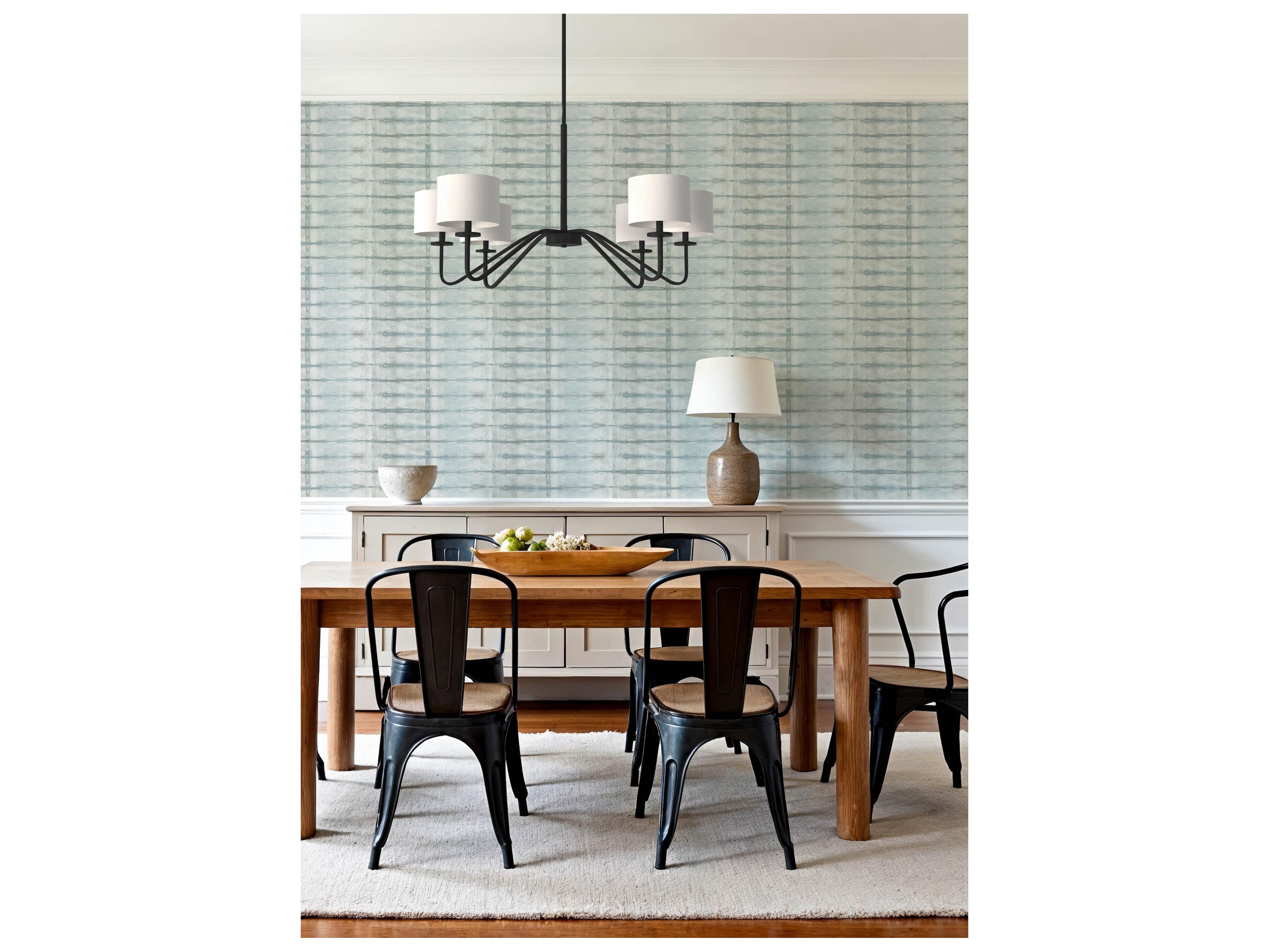 York Wallcoverings Drew & Jonathan Home Fifth Edition Denim Wallpaper