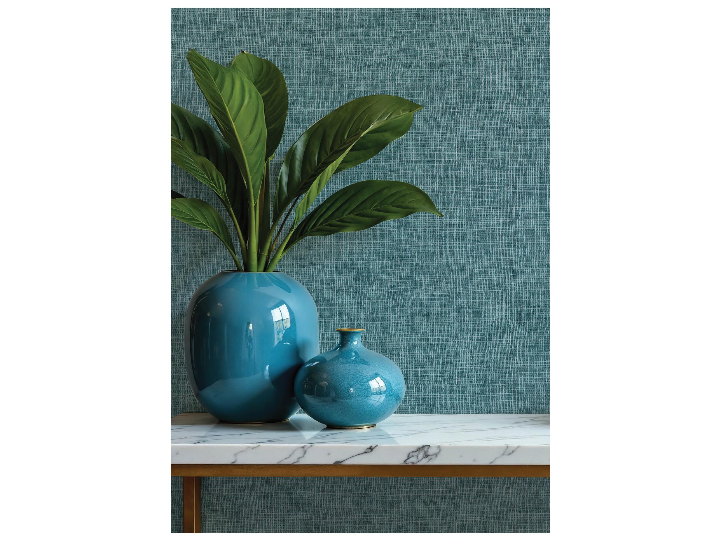 York Wallcoverings Portofino Turquoise Wallpaper