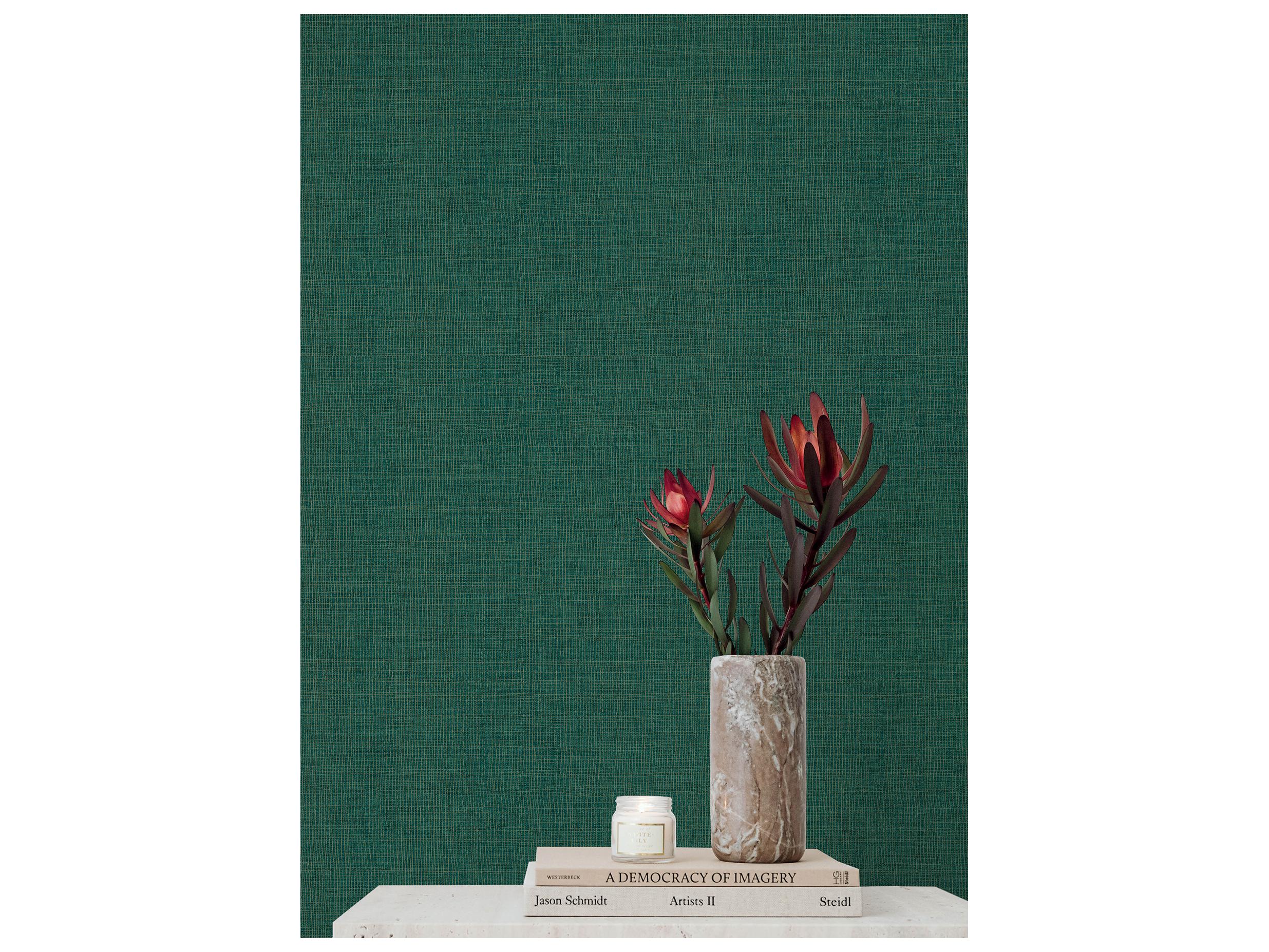 York Wallcoverings Portofino Evergreen Wallpaper