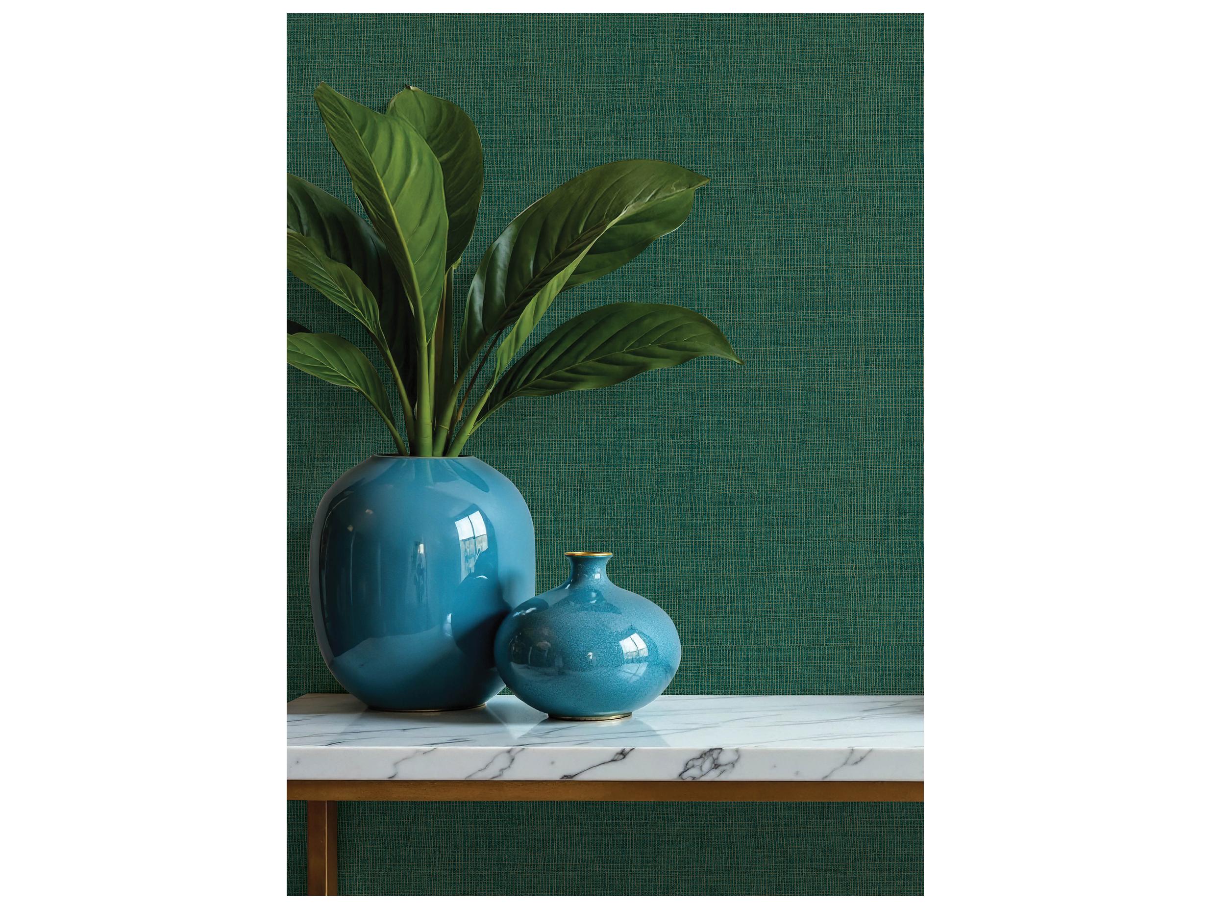 York Wallcoverings Portofino Evergreen Wallpaper