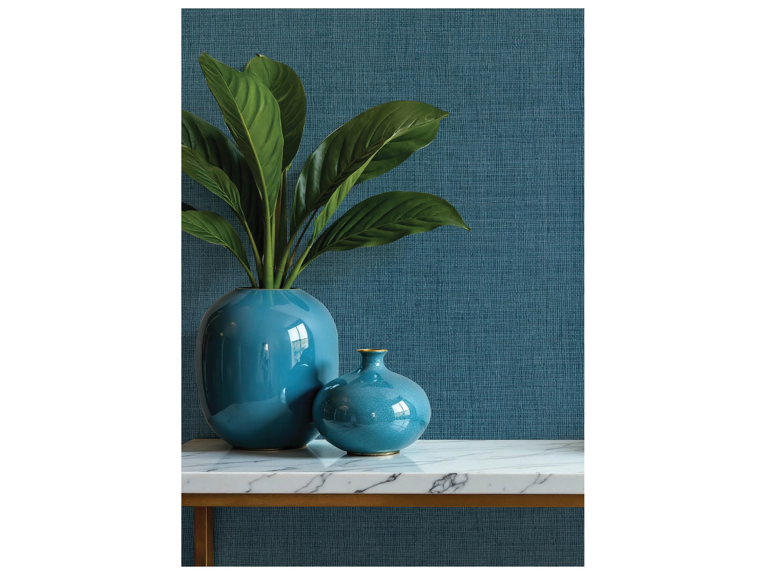 York Wallcoverings Portofino Dark Blue Wallpaper