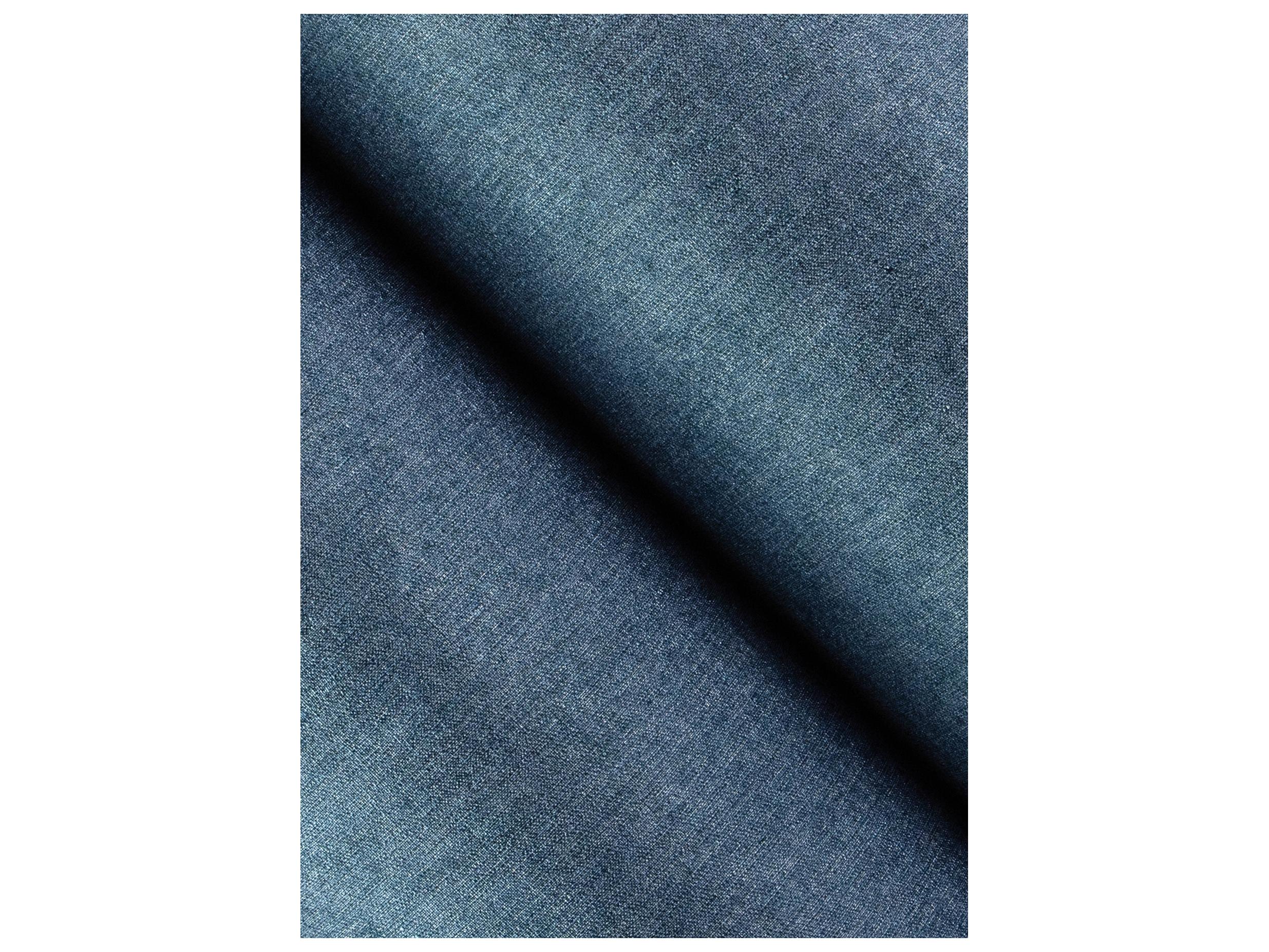 York Wallcoverings Portofino Denim Faux Linen Wallpaper