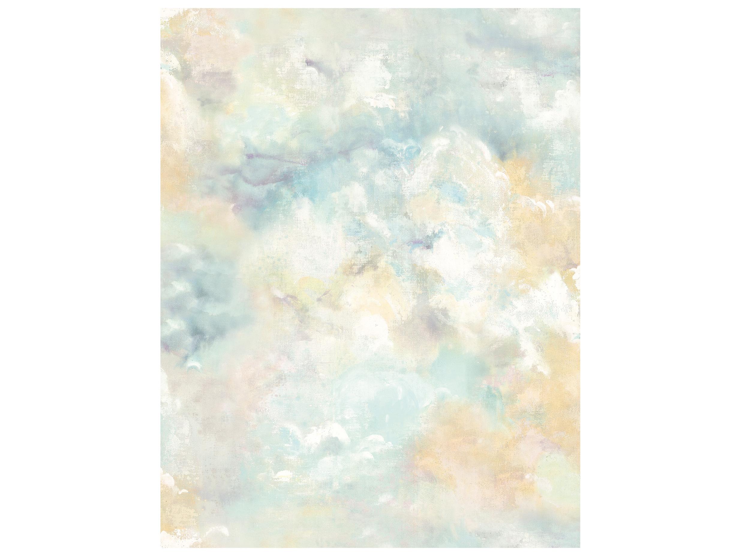 York Wallcoverings Portofino Aquamarine Abstract Wallpaper