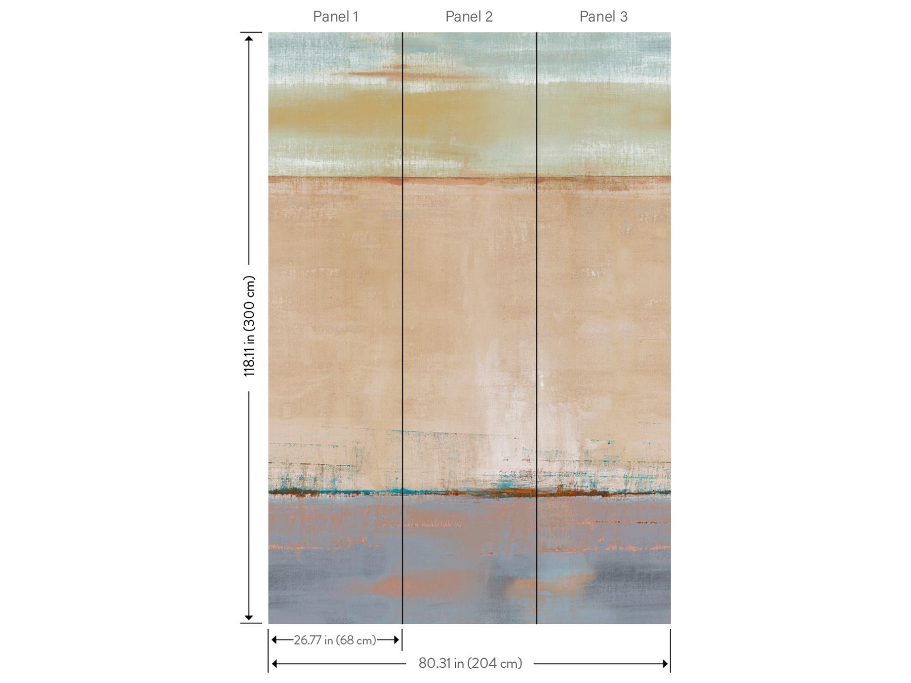 York Wallcoverings Portofino Neutral Wall Mural