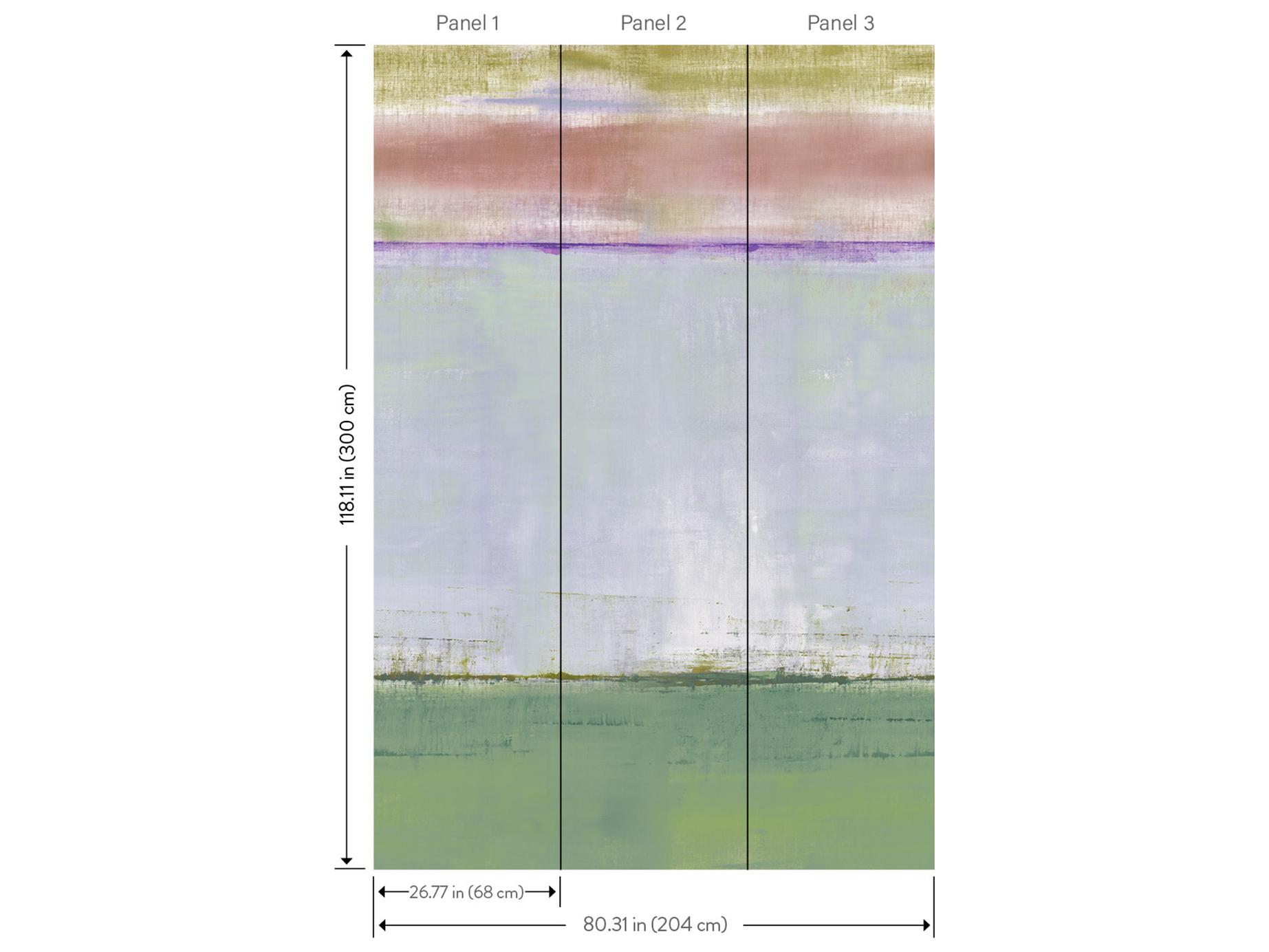 York Wallcoverings Portofino Pastel Wall Mural