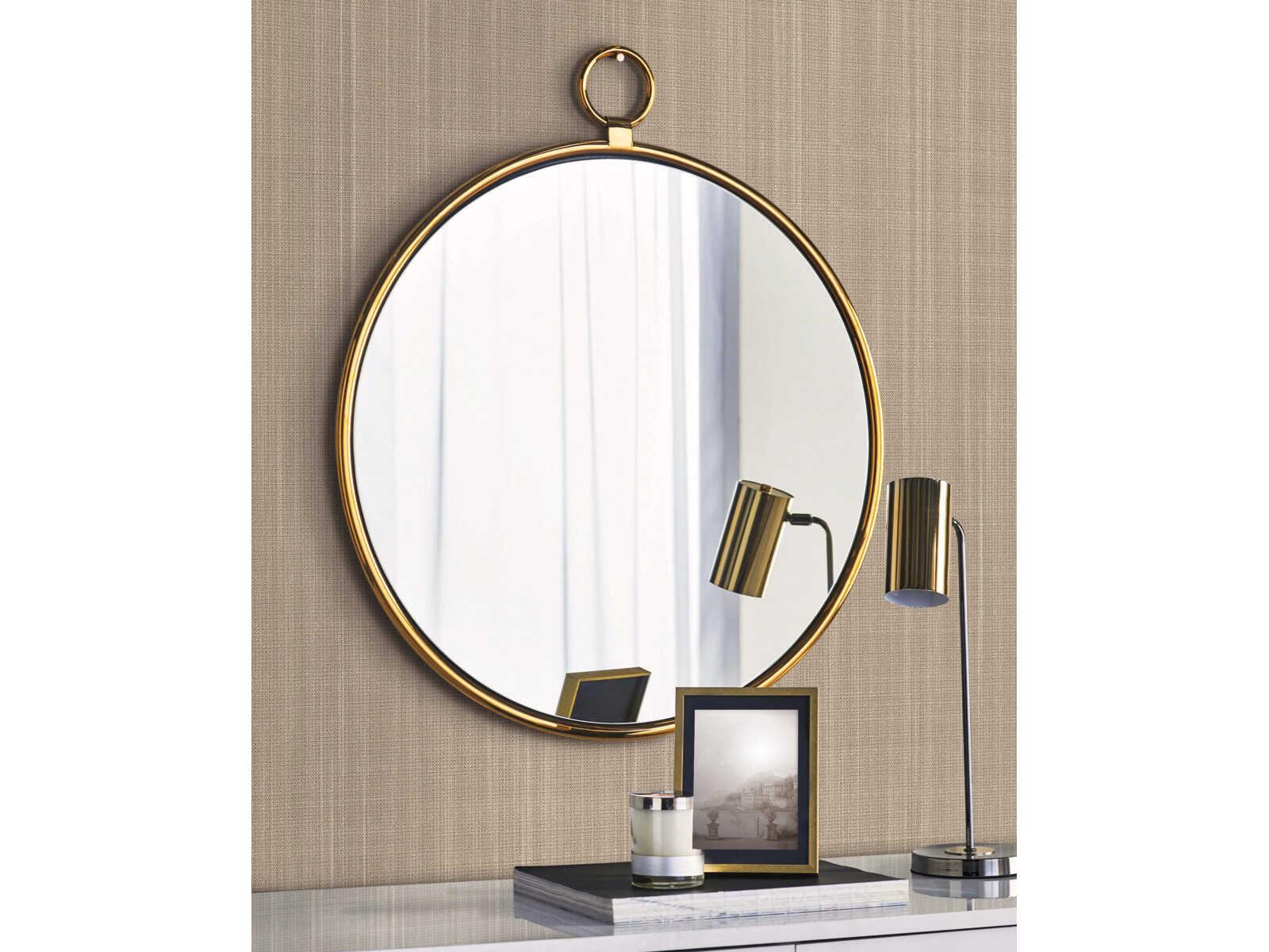 York Wallcoverings Signature Textures Taupe Metallic Basket Weave Wallpaper